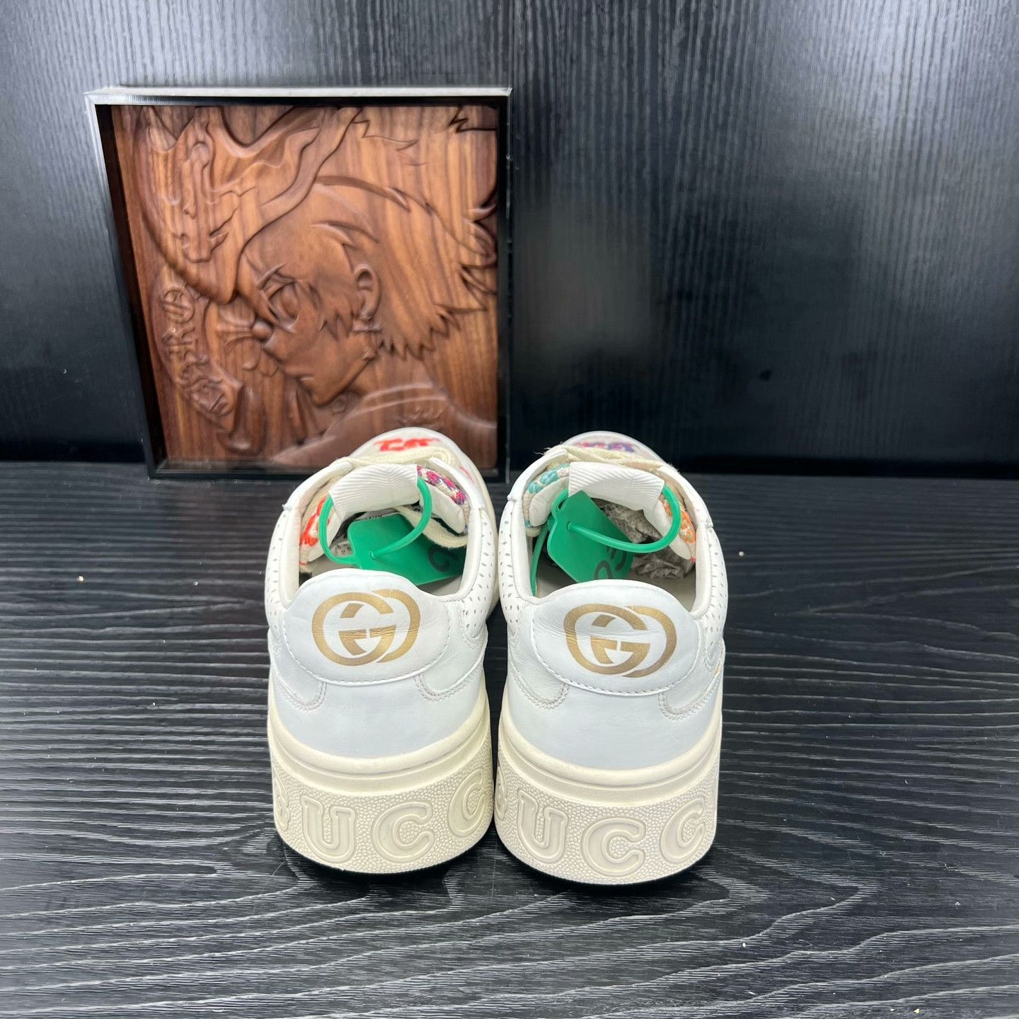 Gucci Gucci White Lowtop Sneakers 37 Women Size US 6.5 / IT 36.5 - 5 Thumbnail