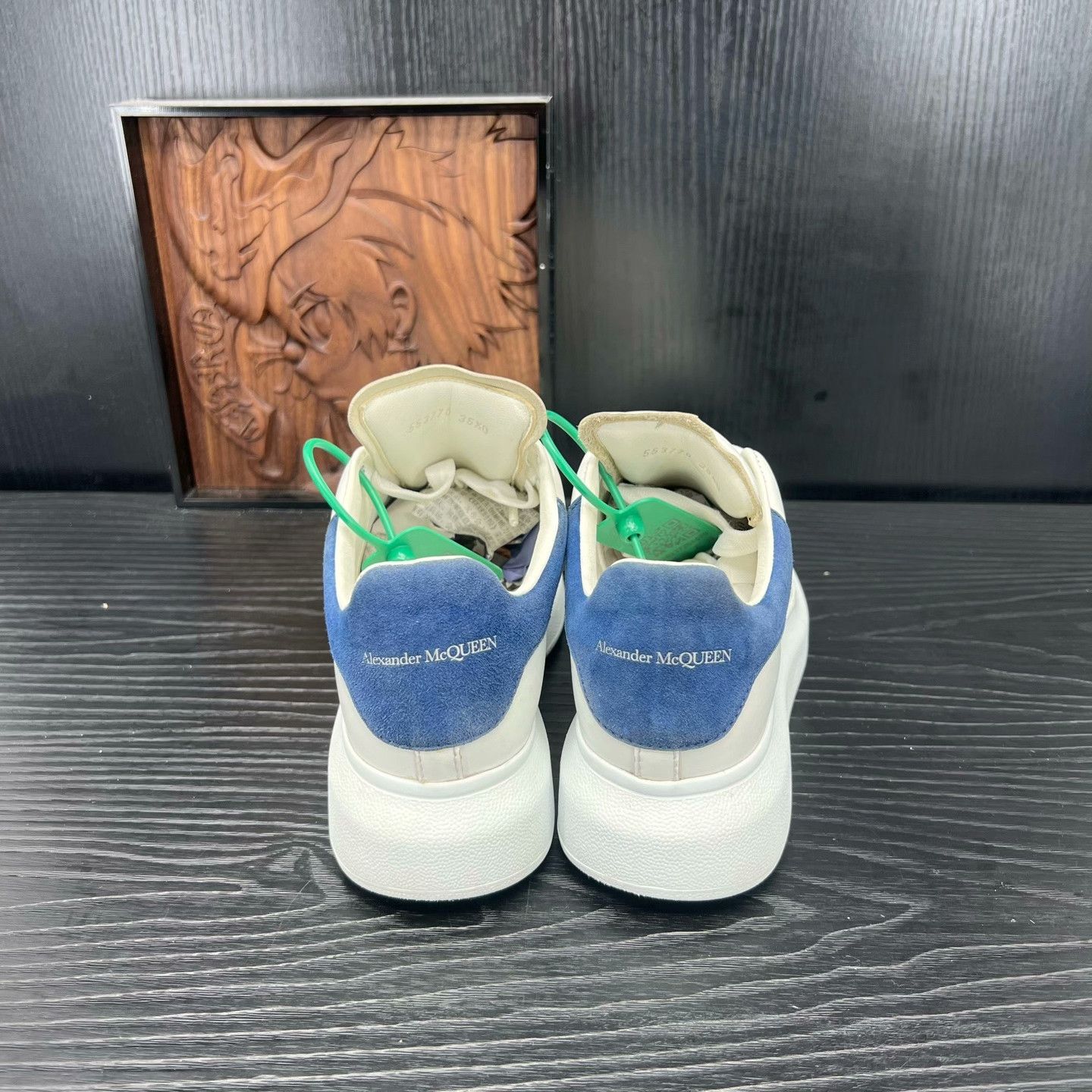Alexander McQueen Alexander McQueen Blue Lowtop Sneakers 35 Women Size US 5 / IT 35 - 6 Thumbnail