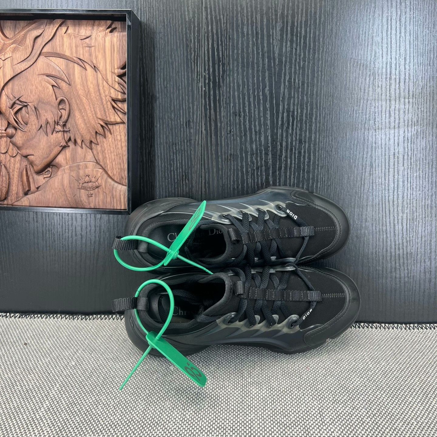 Dior Dior Black Lowtop Sneakers 34 Women Size US 4 / IT 34 - 6 Thumbnail