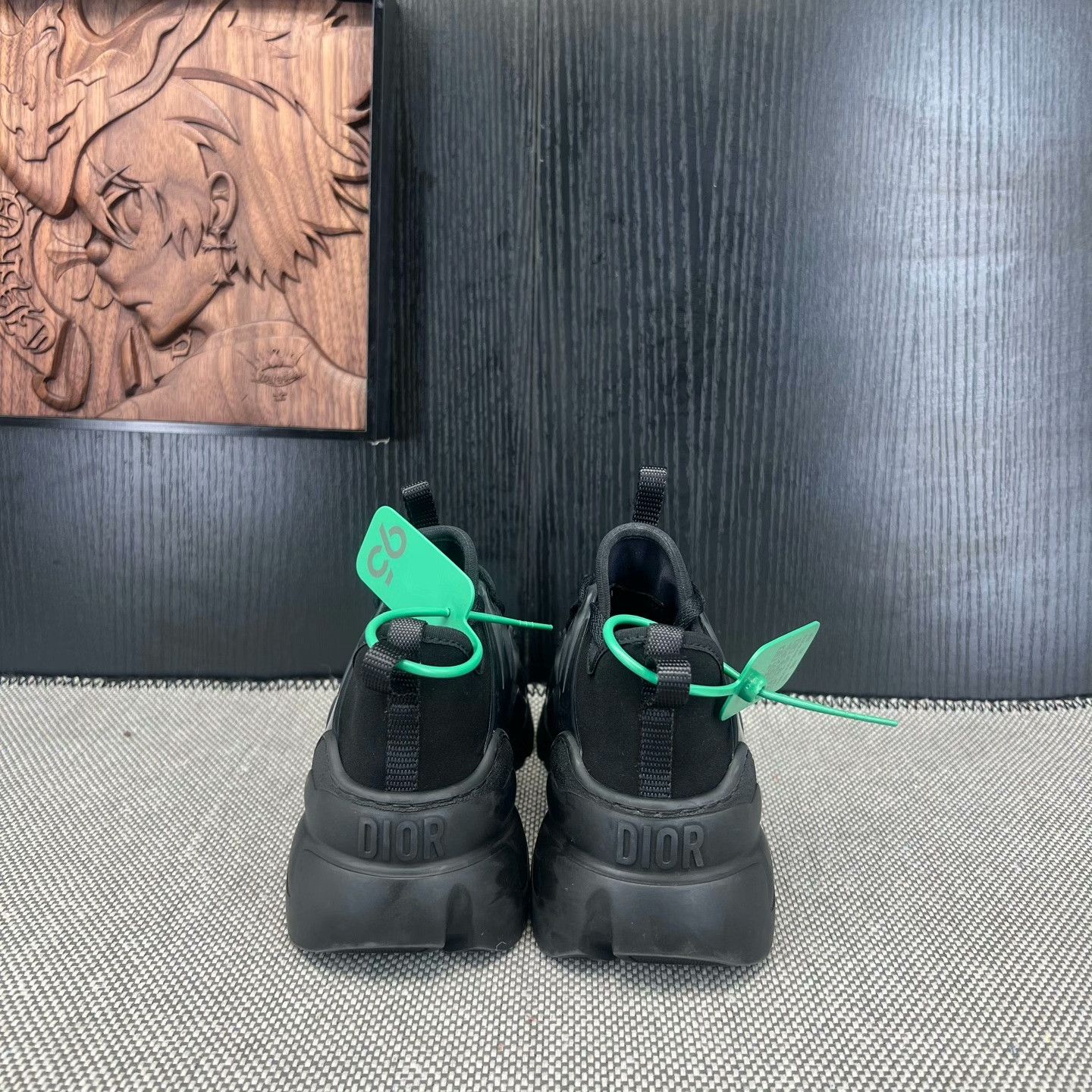 Dior Dior Black Lowtop Sneakers 34 Women Size US 4 / IT 34 - 4 Thumbnail
