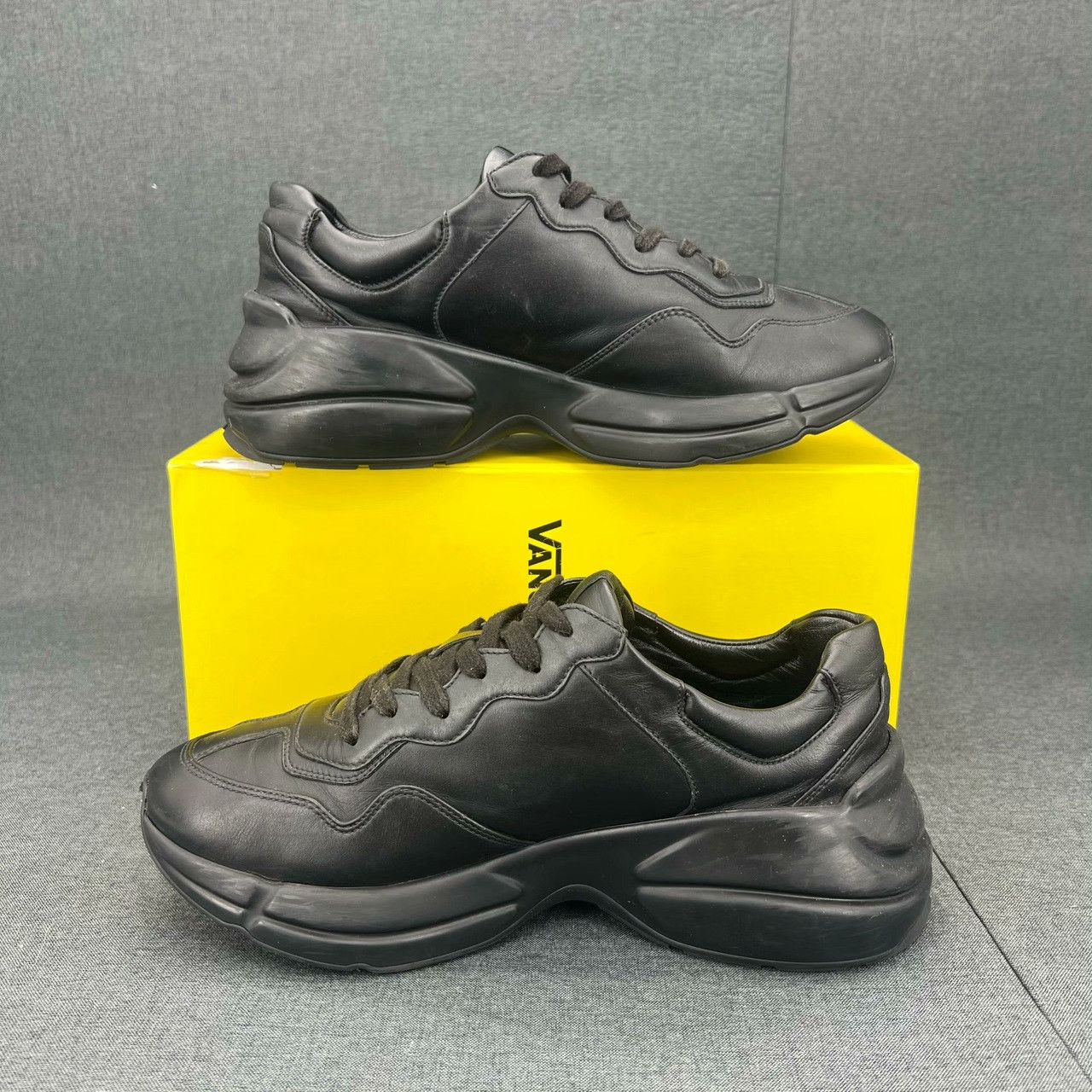Gucci Gucci Black Lowtop Sneakers 40.5 Men Size US 8 / EU 41 - 3 Thumbnail