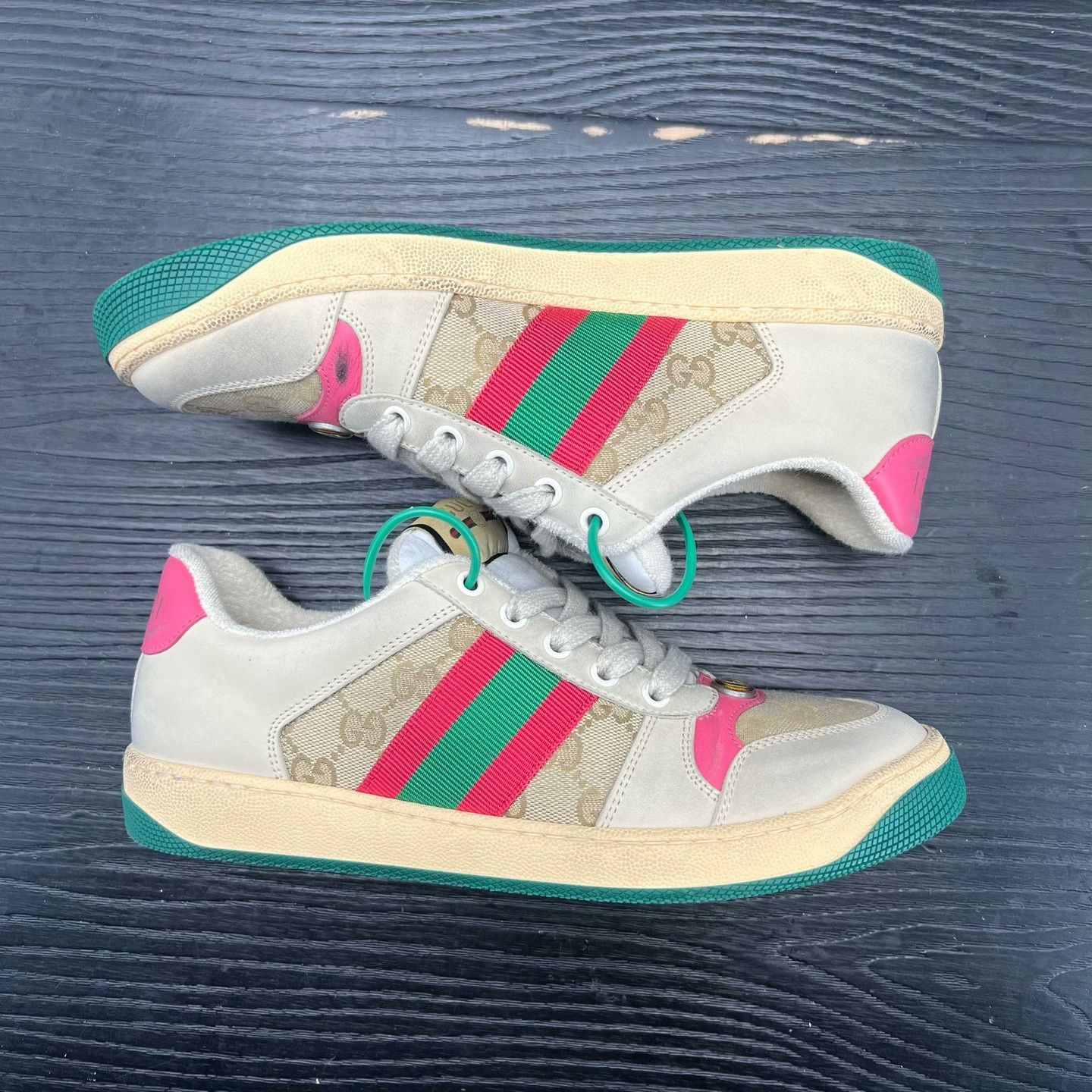 Gucci Gucci Red Lowtop Sneakers 39 Men Size US 6.5 / EU 39-40 - 3 Thumbnail