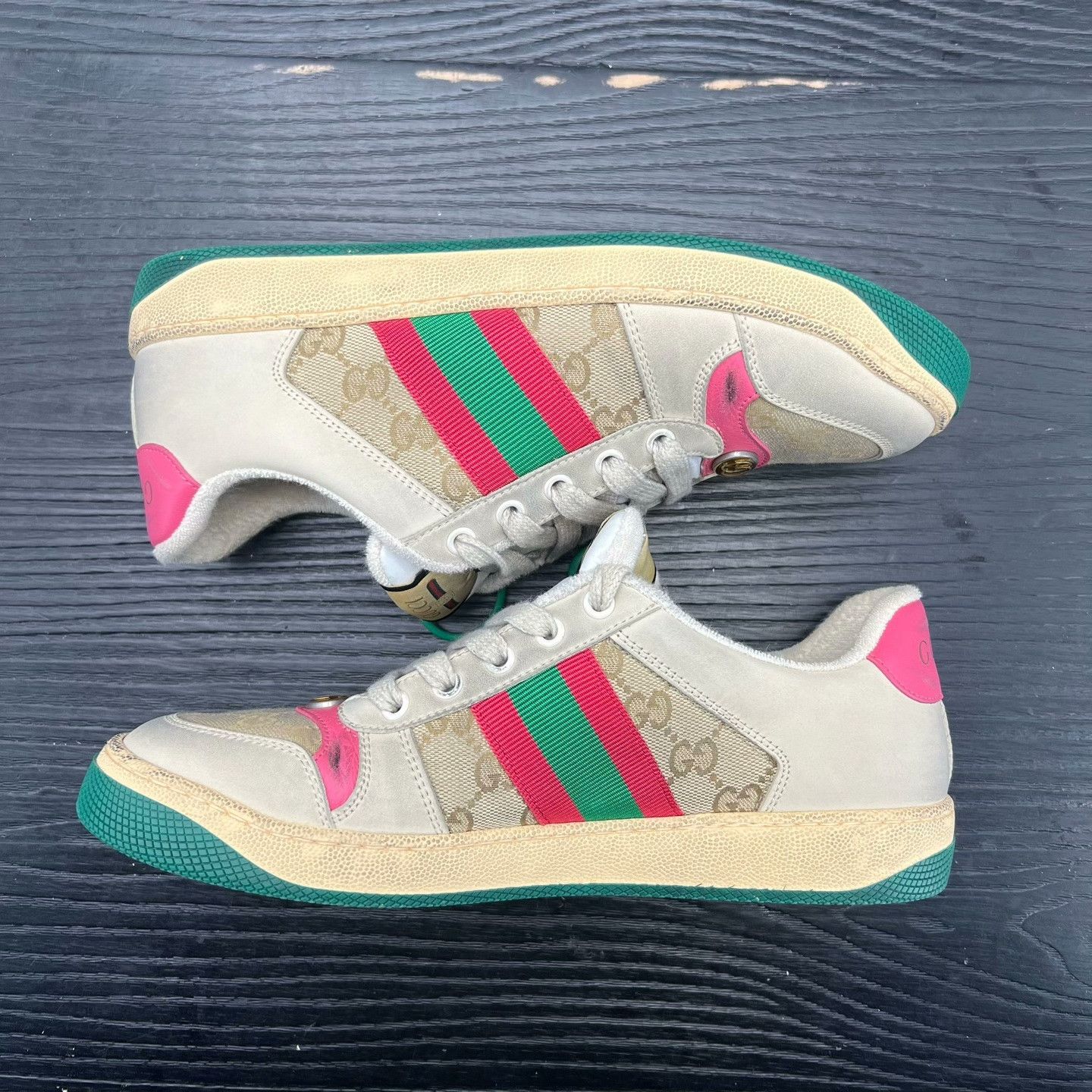 Gucci Gucci Red Lowtop Sneakers 39 Men Size US 6.5 / EU 39-40 - 2 Thumbnail