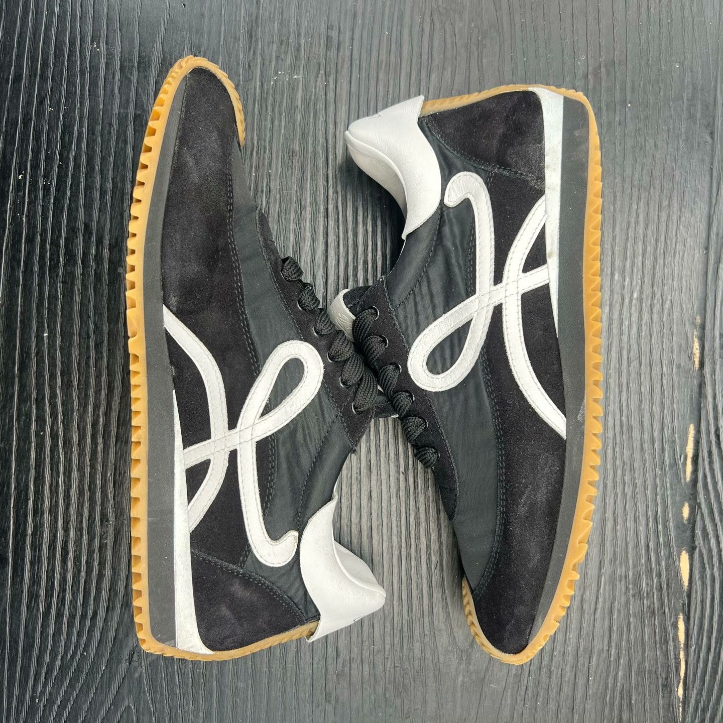 Loewe Loewe Running Black Lowtop Sneakers 41 Women Size US 10 / IT 40 - 5 Thumbnail
