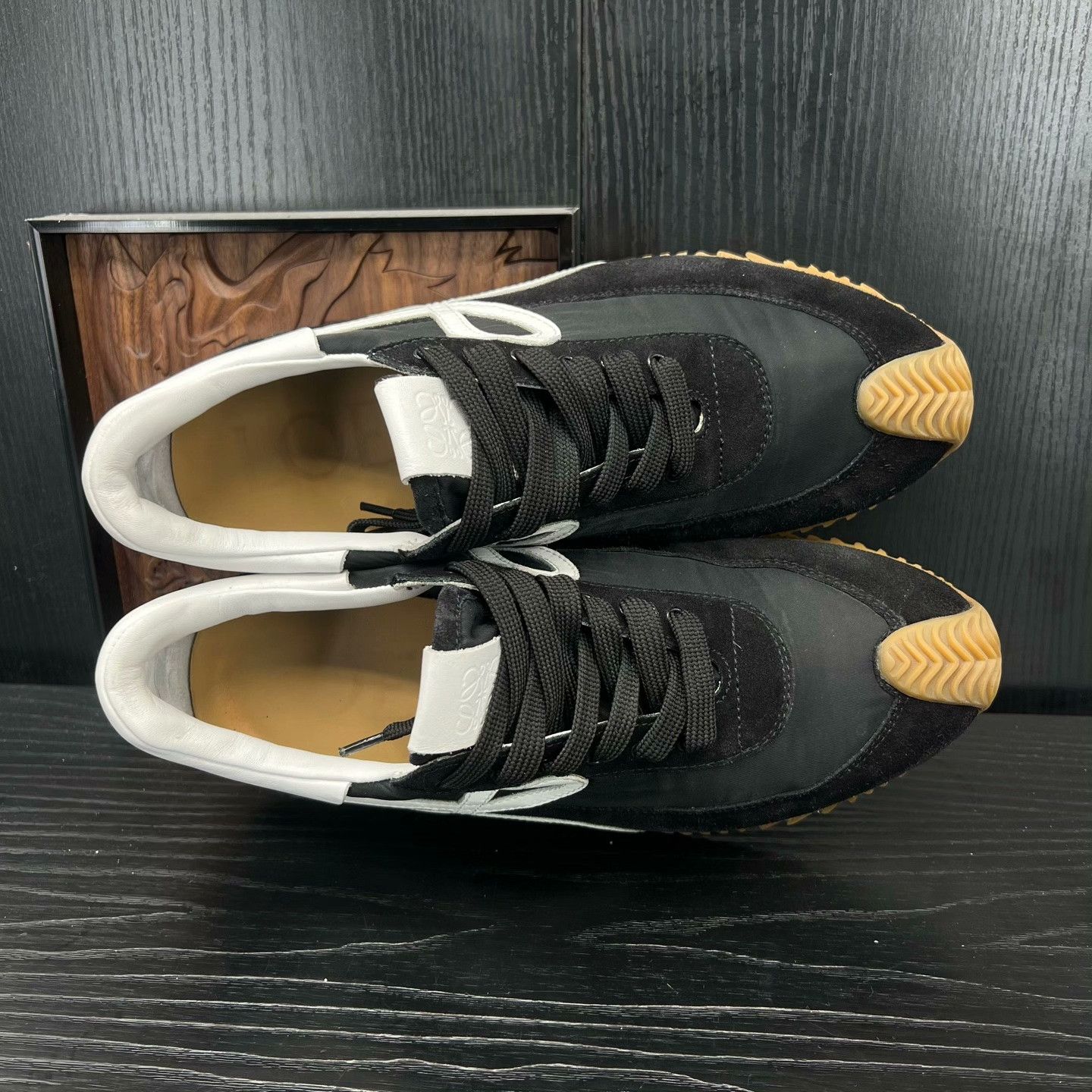 Loewe Loewe Running Black Lowtop Sneakers 41 Women Size US 10 / IT 40 - 2 Thumbnail