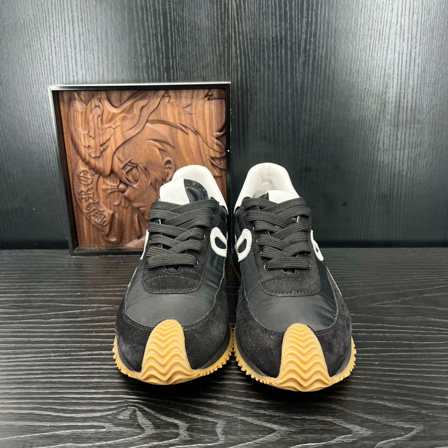 Loewe Loewe Running Black Lowtop Sneakers 41 Women Size US 10 / IT 40 - 3 Thumbnail