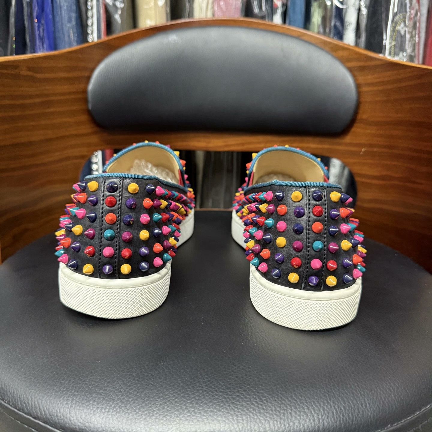 Christian Louboutin Christian Louboutin Rainbow Multi Lowtop Sneakers 41 Men Size US 8.5 / EU 41-42 - 3 Thumbnail