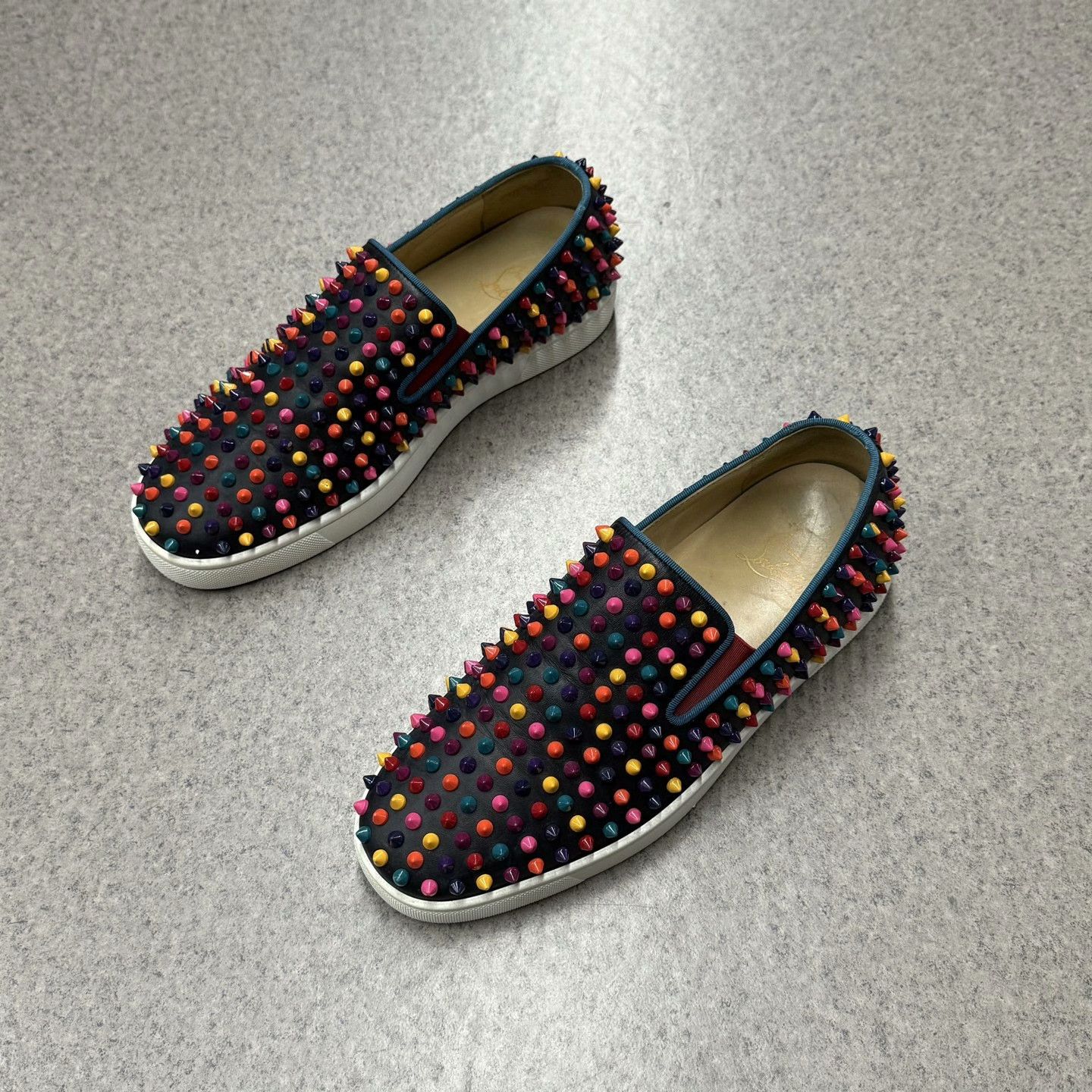 Christian Louboutin Christian Louboutin Rainbow Multi Lowtop Sneakers 41 Men Size US 8.5 / EU 41-42 - 5 Thumbnail