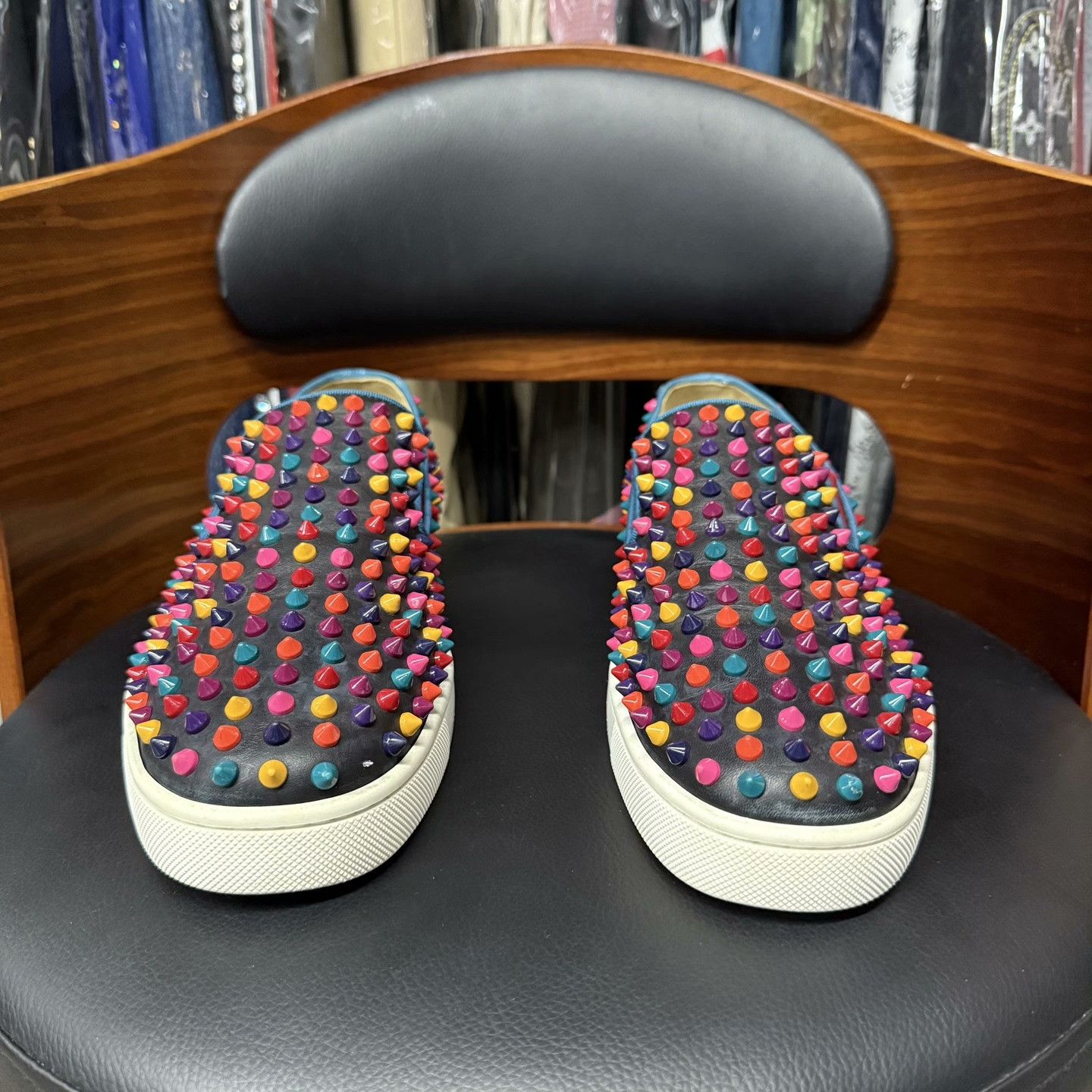 Christian Louboutin Christian Louboutin Rainbow Multi Lowtop Sneakers 41 Men Size US 8.5 / EU 41-42 - 2 Thumbnail