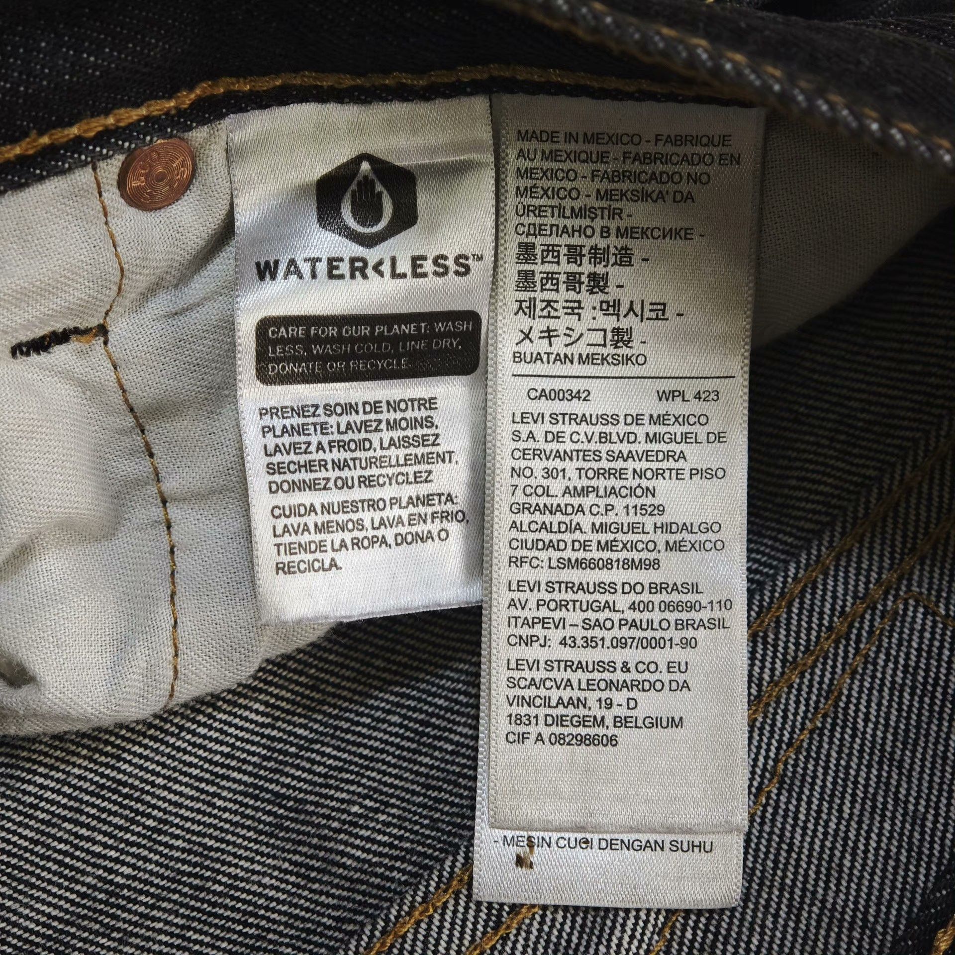 Levi's Levi's Black Denim Jeans L Men Size US 34 / EU 50 - 6 Thumbnail