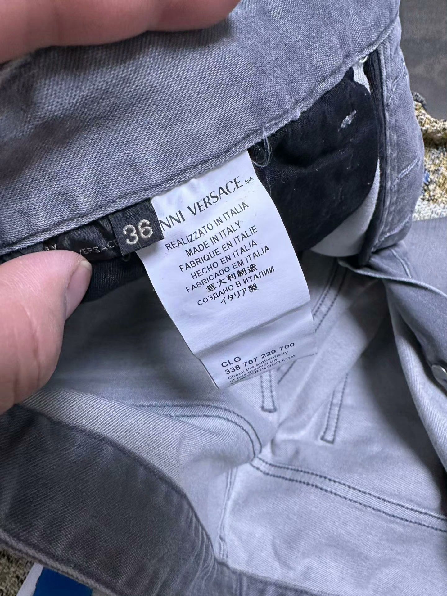 Versace Versace Denim Jeans 36 Men Size US 36 / EU 52 - 7 Thumbnail