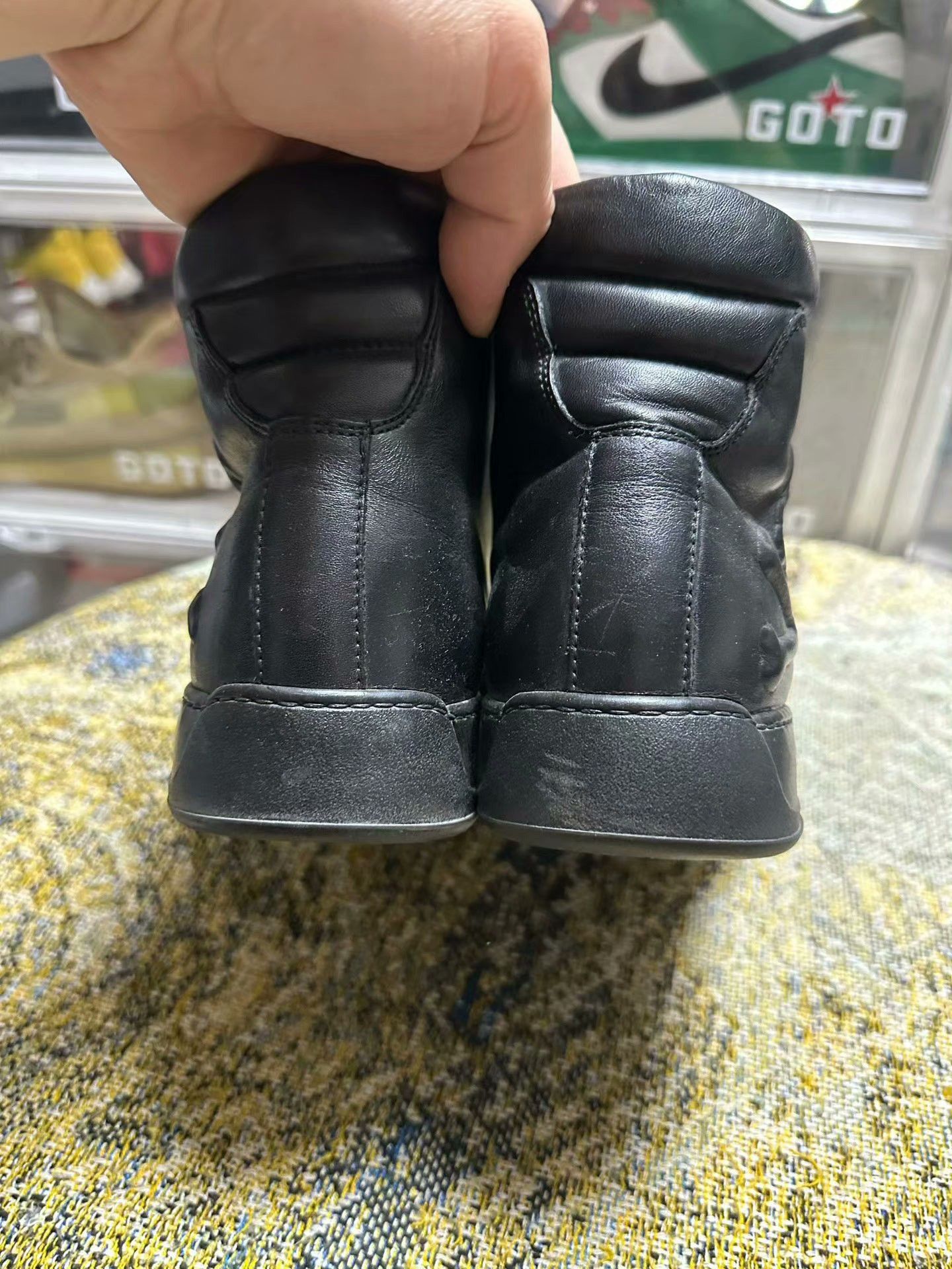 Philipp Plein Philipp Plein Black Hitop Sneakers 41 Men Size US 8.5 / EU 41-42 - 7 Thumbnail