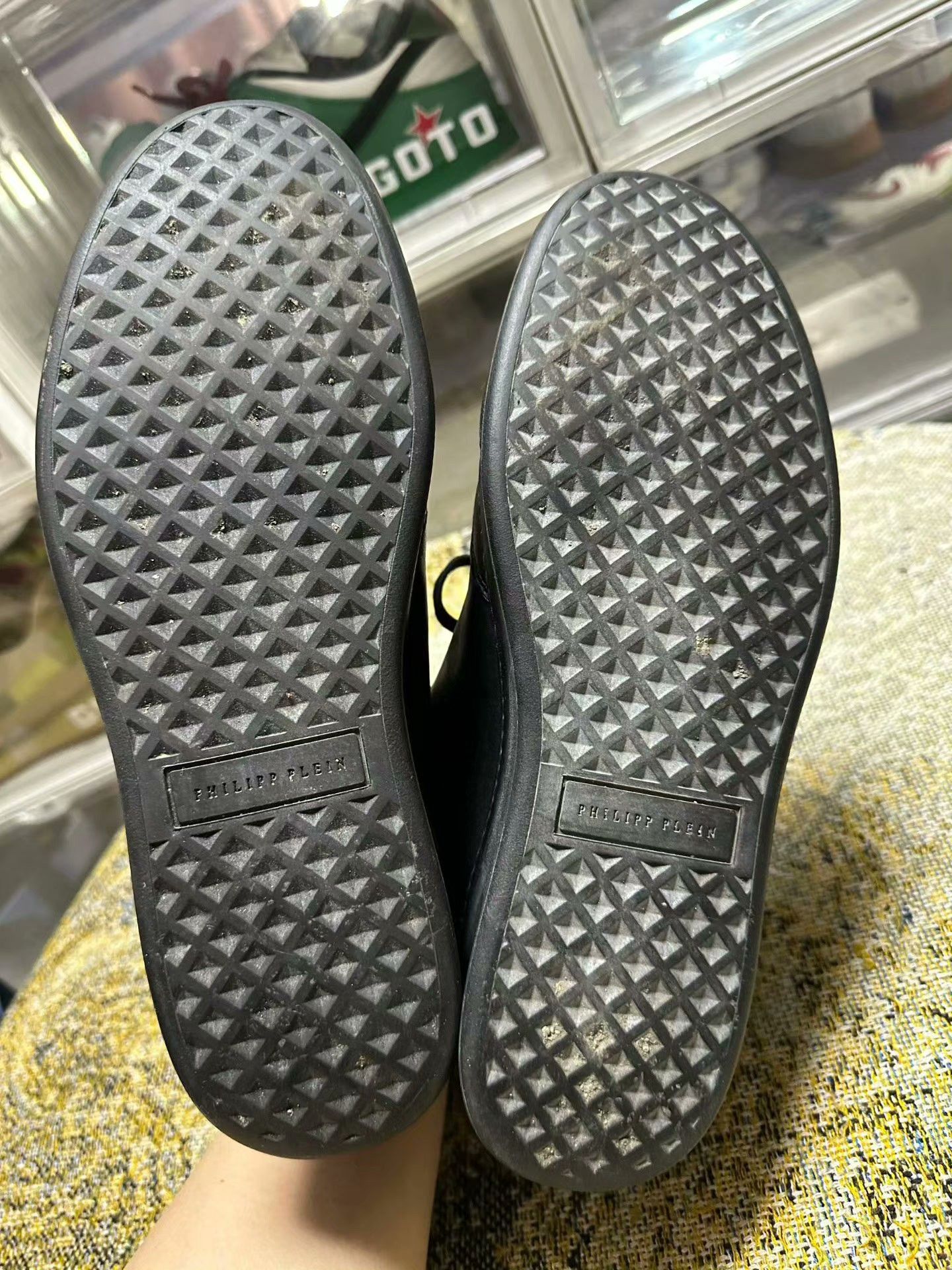 Philipp Plein Philipp Plein Black Hitop Sneakers 41 Men Size US 8.5 / EU 41-42 - 8 Thumbnail