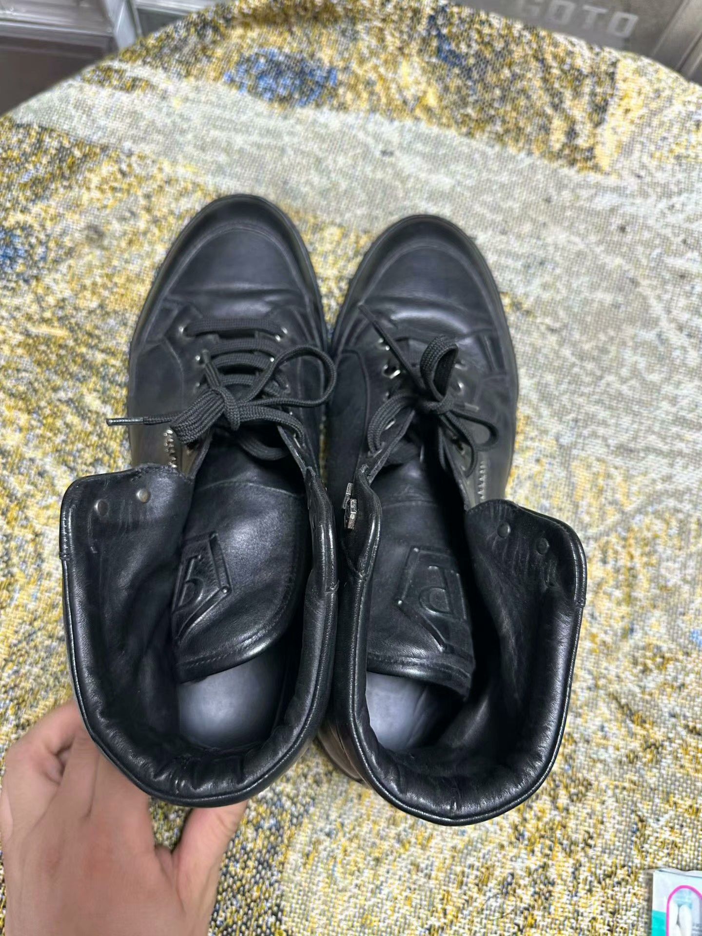 Philipp Plein Philipp Plein Black Hitop Sneakers 41 Men Size US 8.5 / EU 41-42 - 6 Thumbnail