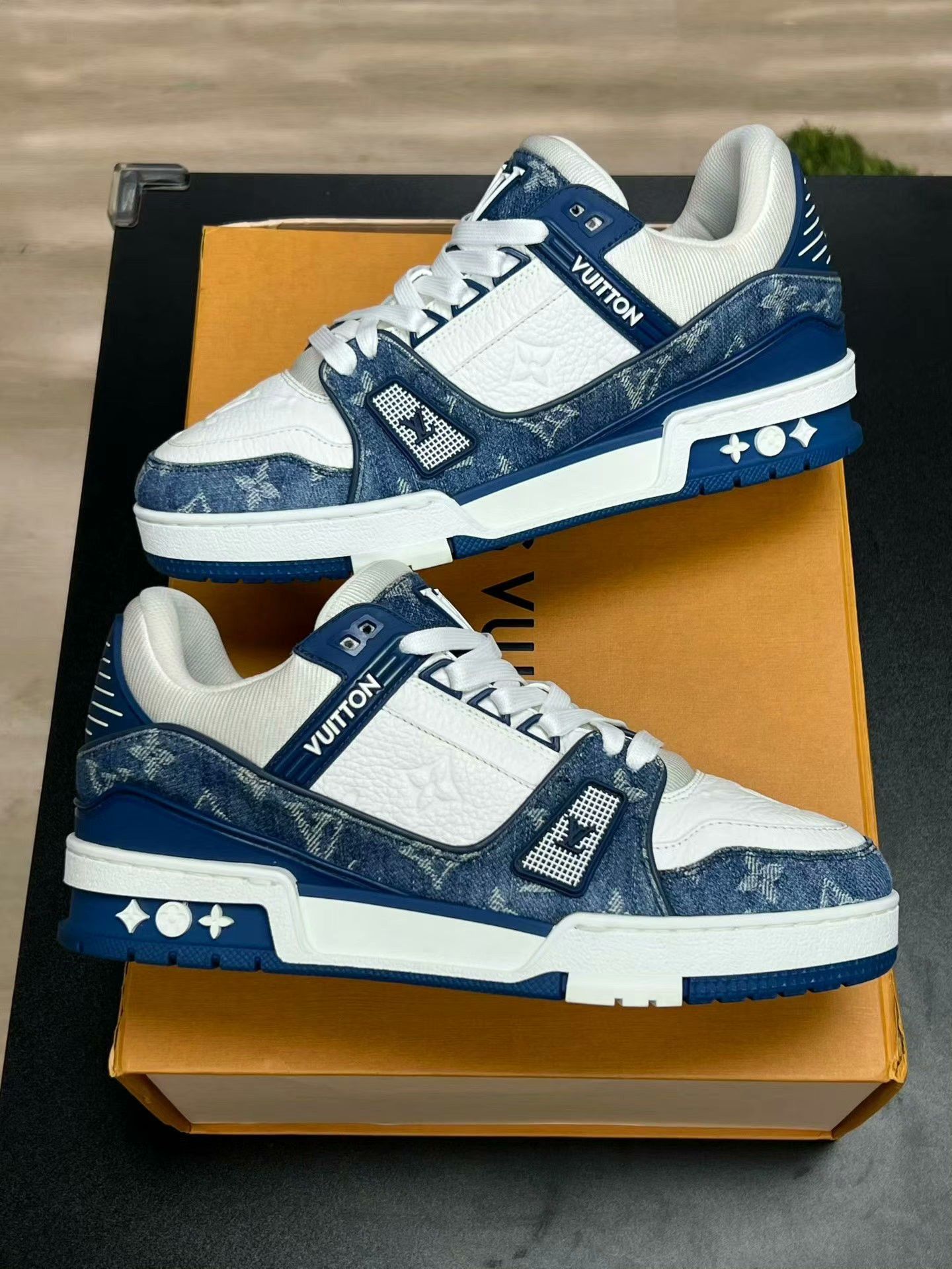 Louis Vuitton Louis Vuitton Training Denim Blue Lowtop Sneakers 38 Men Size US 6 / EU 39 - 5 Thumbnail