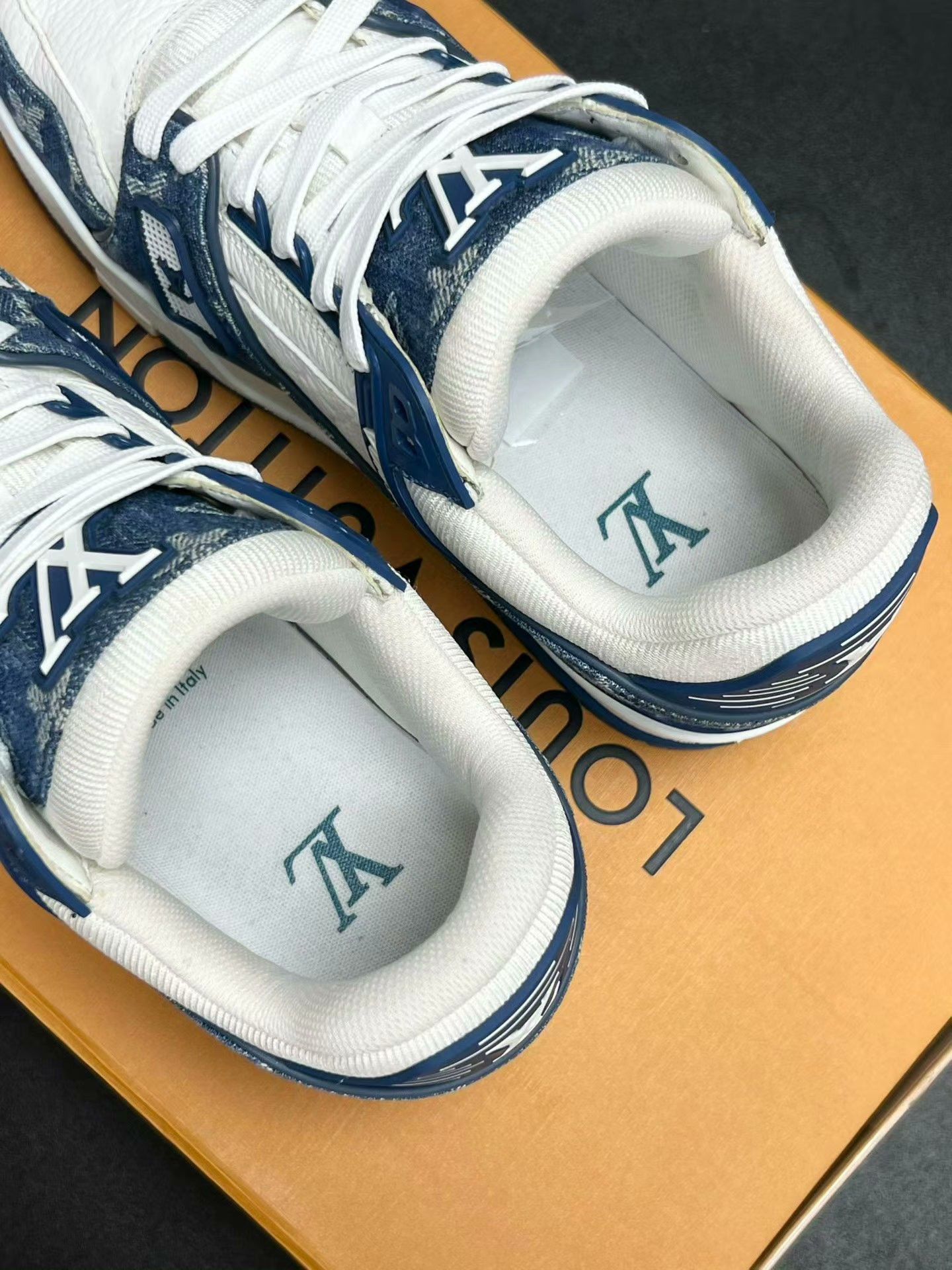 Louis Vuitton Louis Vuitton Training Denim Blue Lowtop Sneakers 38 Men Size US 6 / EU 39 - 4 Thumbnail