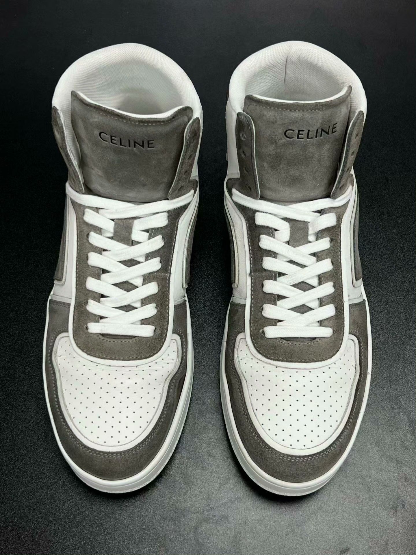 Celine Celine Suede Hitop Sneakers 42 Men Size US 9 / EU 42 - 3 Thumbnail
