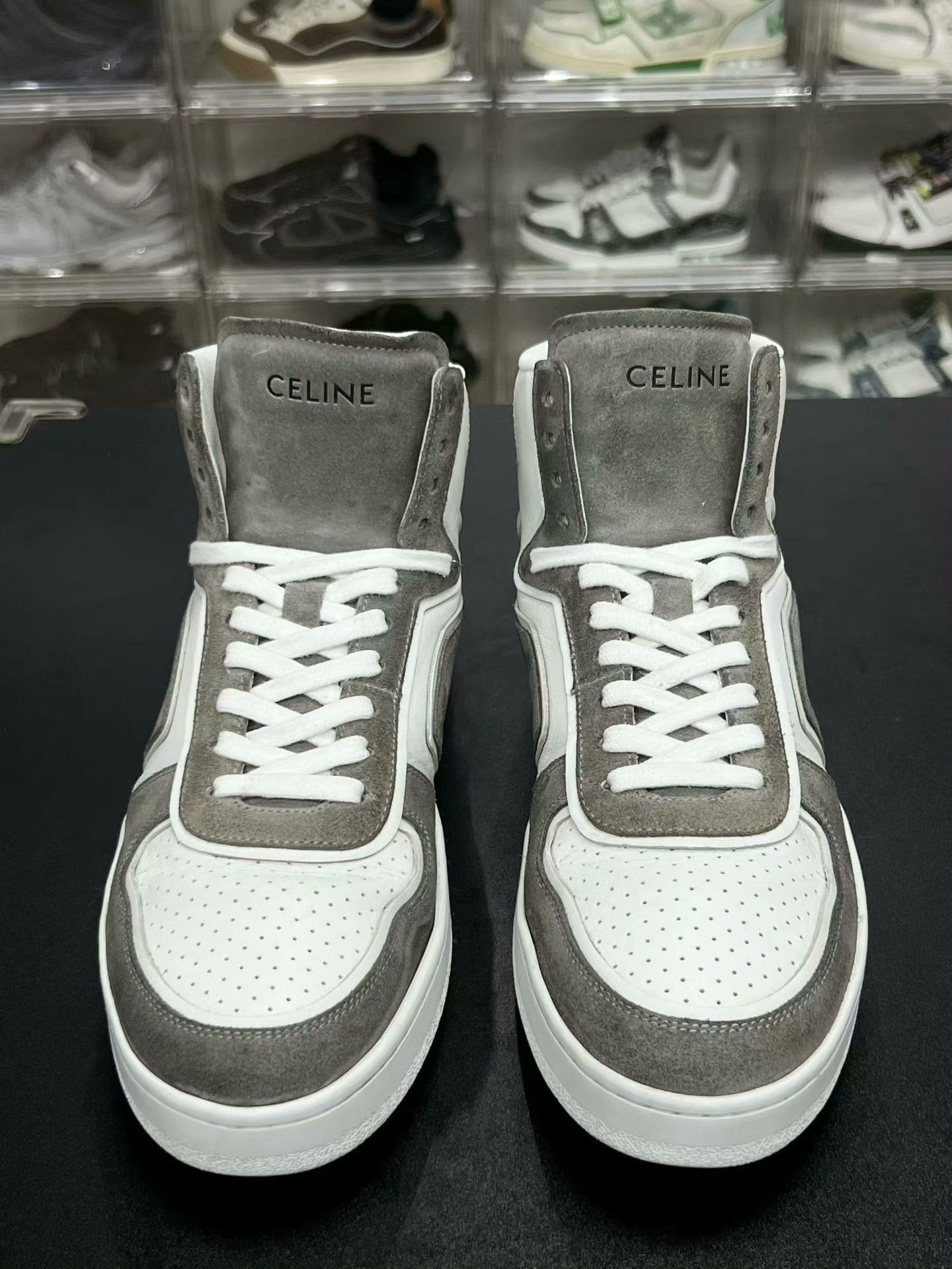 Celine Celine Suede Hitop Sneakers 42 Men Size US 9 / EU 42 - 2 Thumbnail