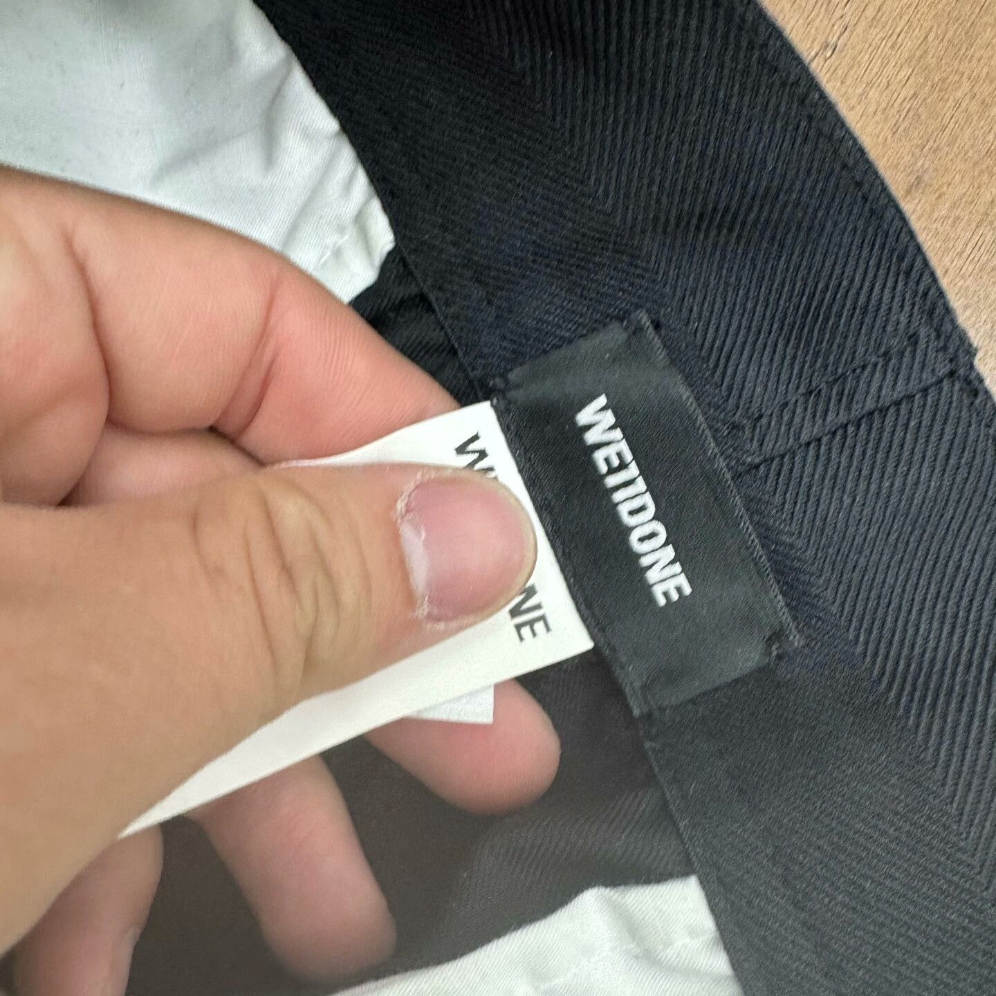 WE11DONE We11done Wide-Leg Black Item M Men Size 40R - 4 Thumbnail