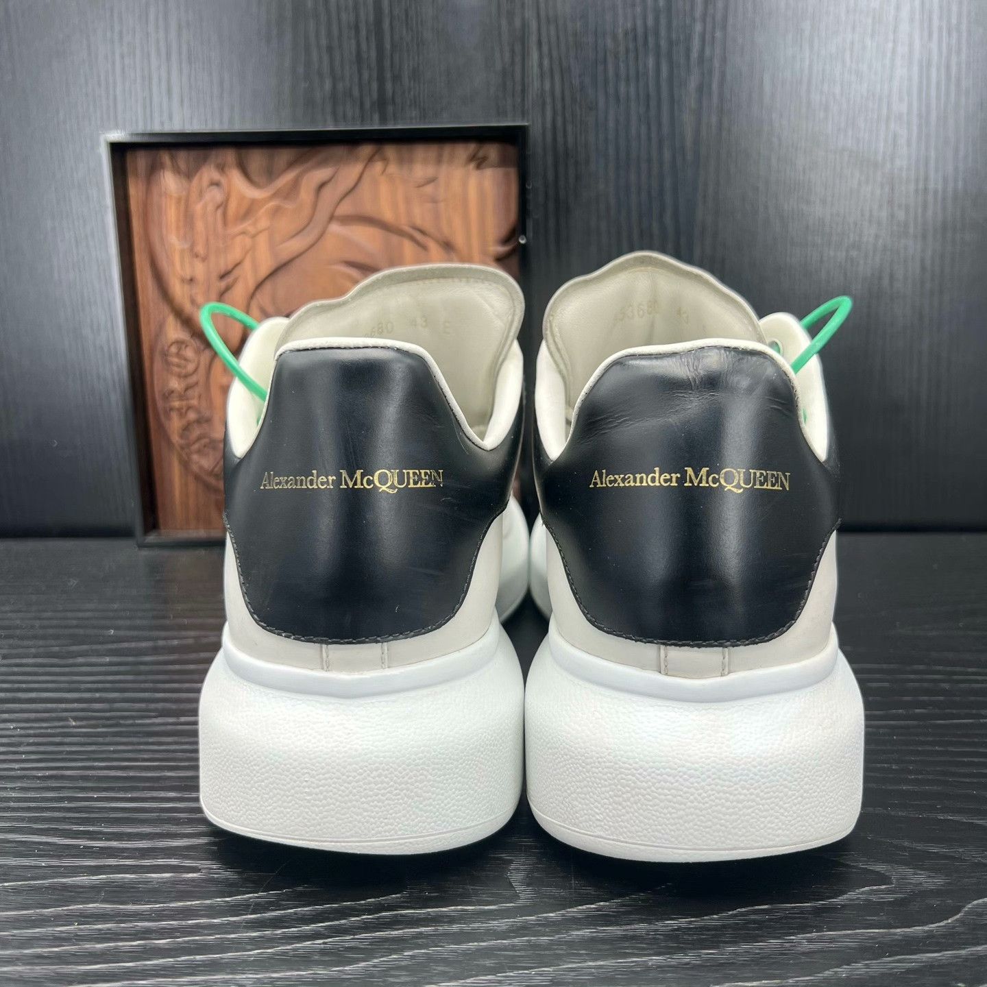 Alexander McQueen Alexander McQueen Leather Black Lowtop Sneakers 43 Men Size US 10 / EU 43 - 8 Thumbnail