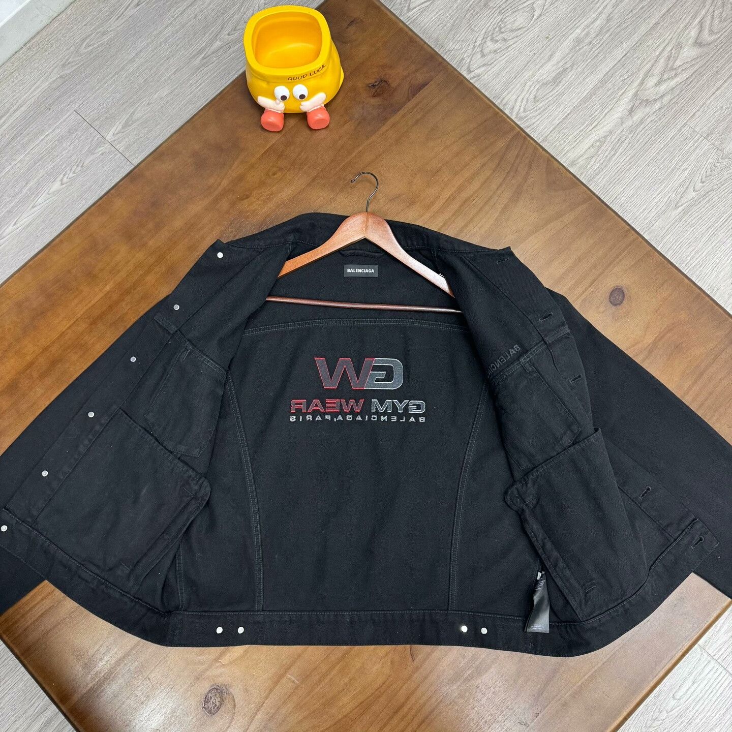 Balenciaga Balenciaga Denim Black Light Jacket 43 Men Size US L / EU 52-54 / 3 - 3 Thumbnail