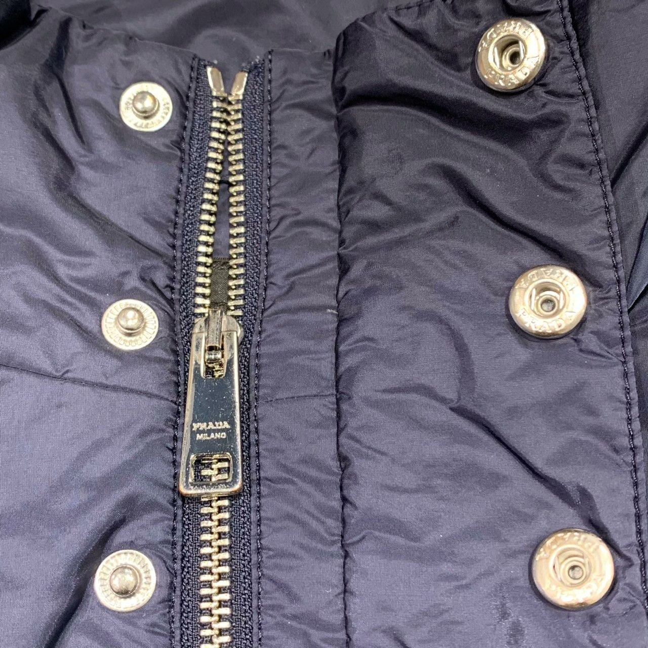 Prada Prada Nylon Cotton Blue Heavy Coat 43 Men Size US L / EU 52-54 / 3 - 8 Thumbnail