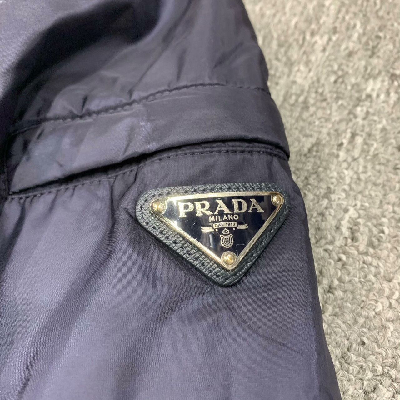 Prada Prada Nylon Cotton Blue Heavy Coat 43 Men Size US L / EU 52-54 / 3 - 6 Thumbnail