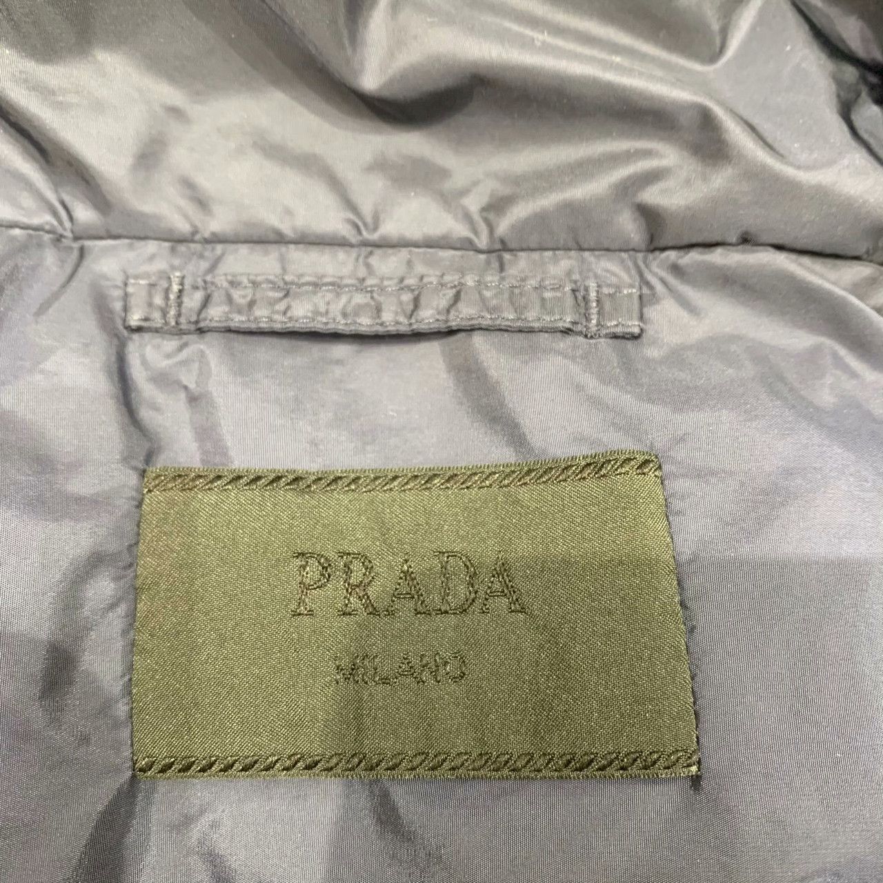 Prada Prada Nylon Cotton Blue Heavy Coat 43 Men Size US L / EU 52-54 / 3 - 4 Thumbnail