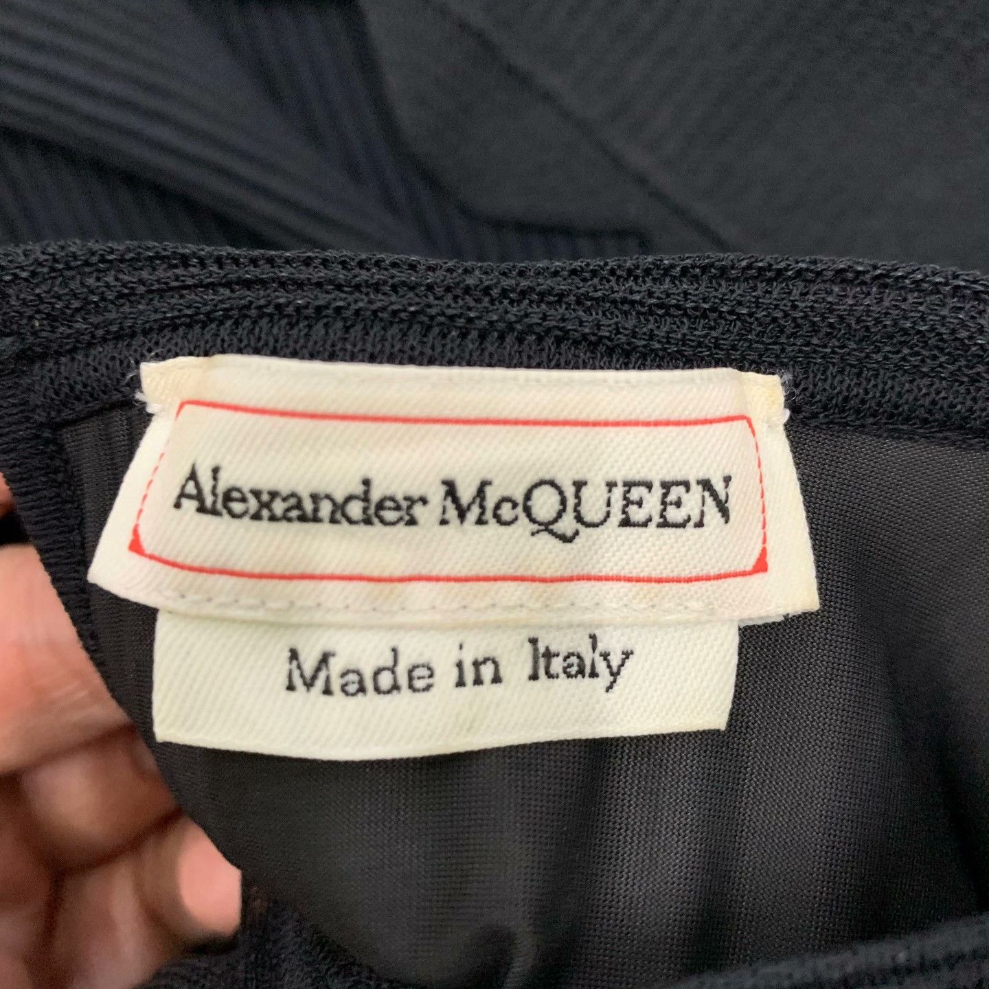 Alexander McQueen Alexander McQueen Knit Black Dress XL Women Size XL / US 12-14 / IT 48-50 - 4 Thumbnail