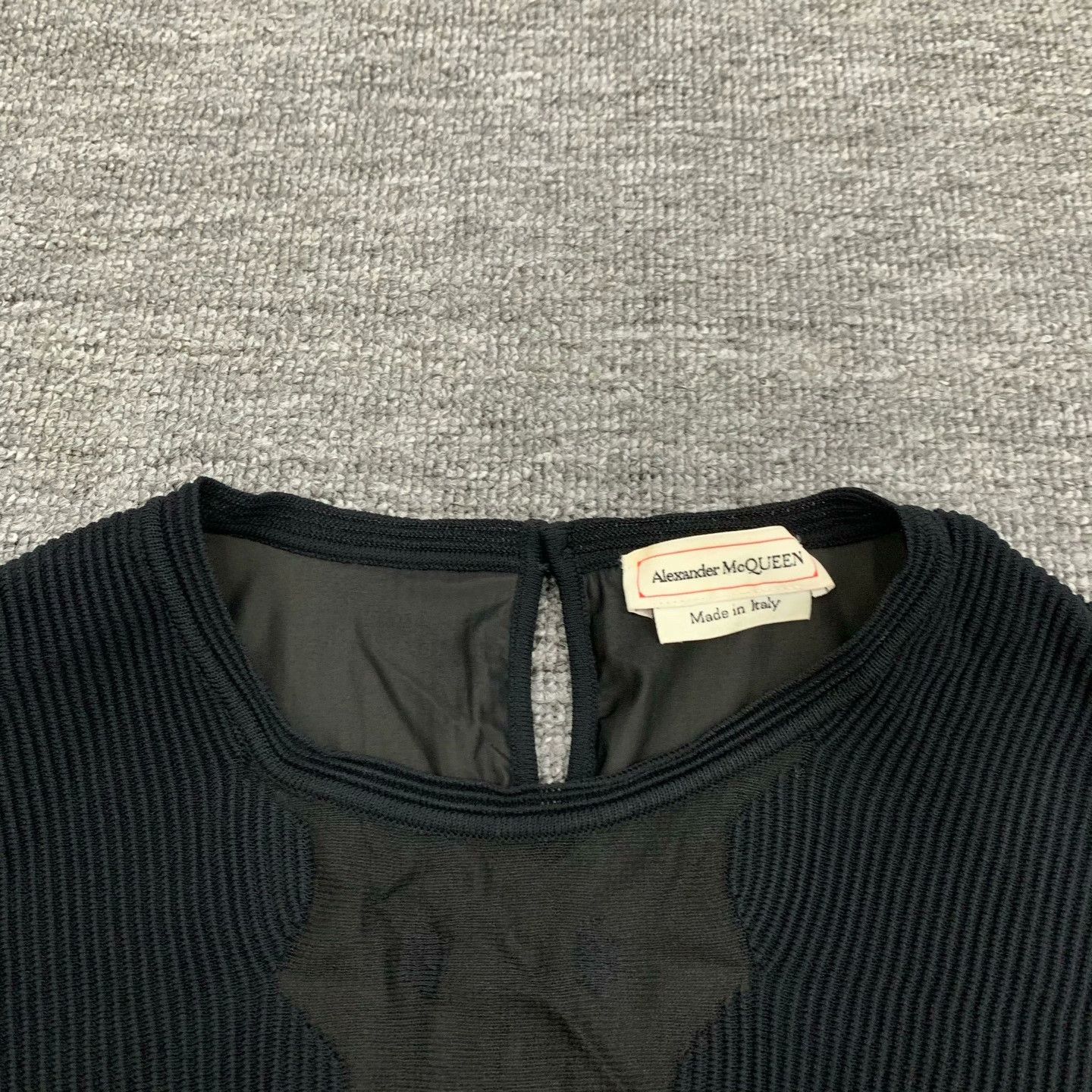 Alexander McQueen Alexander McQueen Knit Black Dress XL Women Size XL / US 12-14 / IT 48-50 - 8 Thumbnail