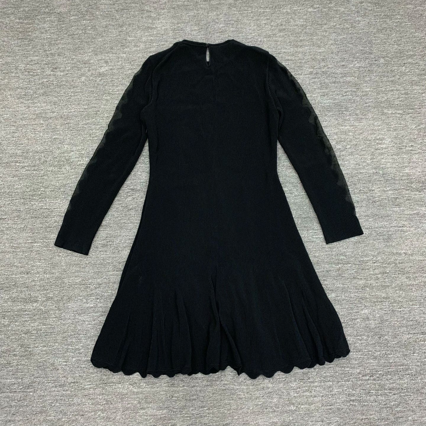 Alexander McQueen Alexander McQueen Knit Black Dress XL Women Size XL / US 12-14 / IT 48-50 - 2 Thumbnail