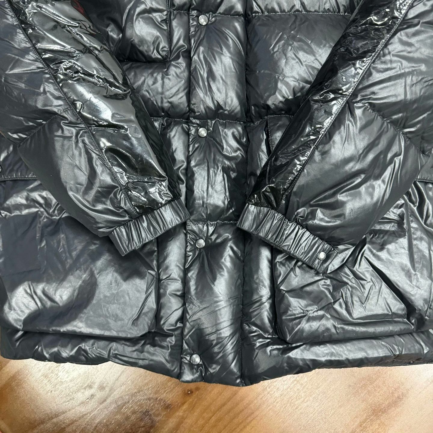Moncler Moncler Collab Down Black Heavy Coat S Men Size US S / EU 44-46 / 1 - 6 Thumbnail