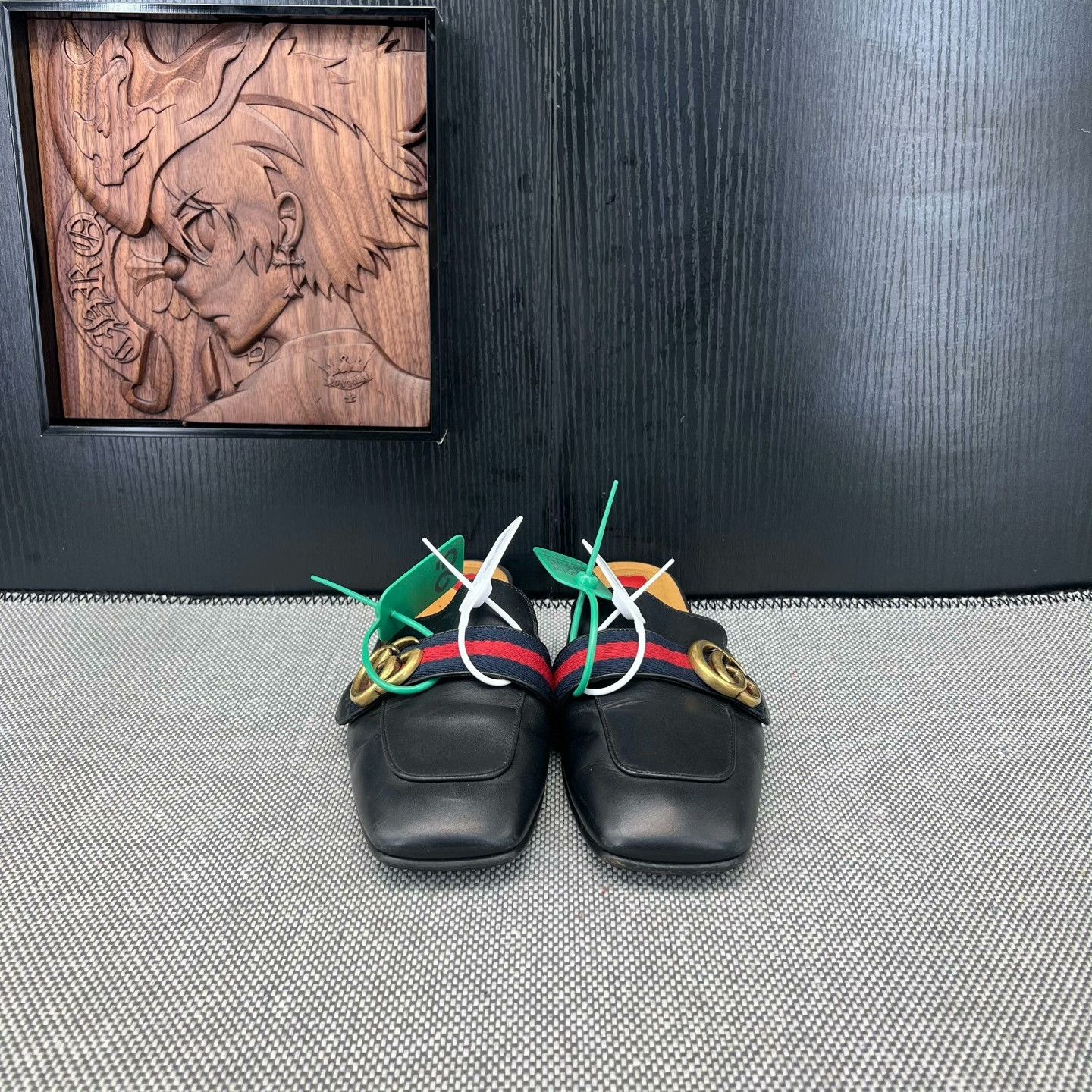 Gucci Gucci Black Sandals 38 Women Size US 7.5 / IT 37.5 - 5 Thumbnail