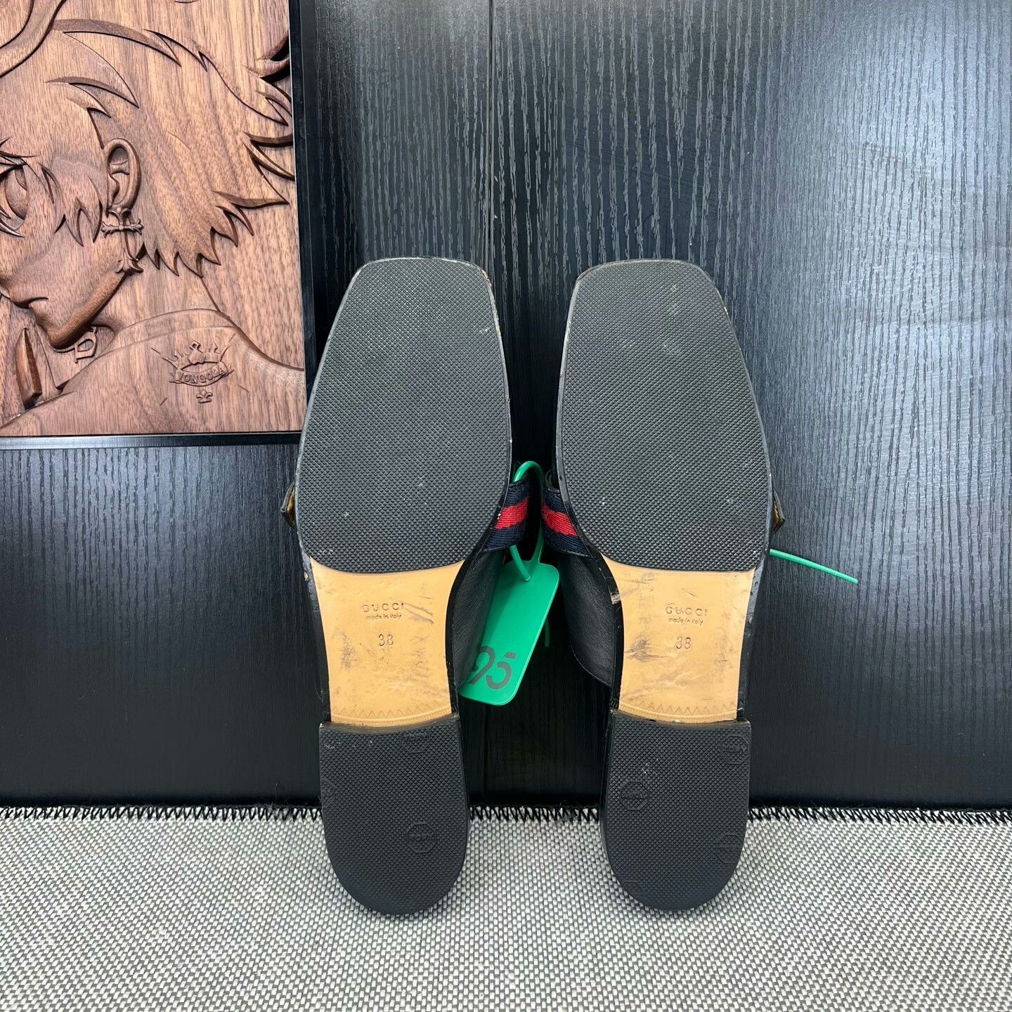 Gucci Gucci Black Sandals 38 Women Size US 7.5 / IT 37.5 - 7 Thumbnail