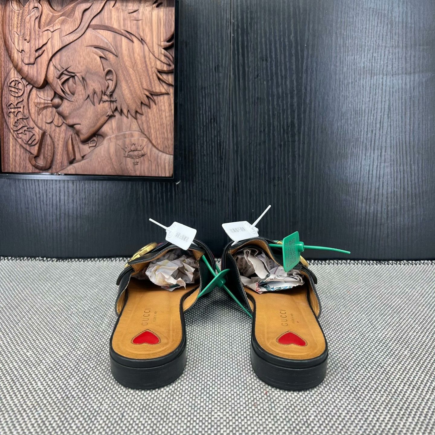 Gucci Gucci Black Sandals 38 Women Size US 7.5 / IT 37.5 - 8 Thumbnail