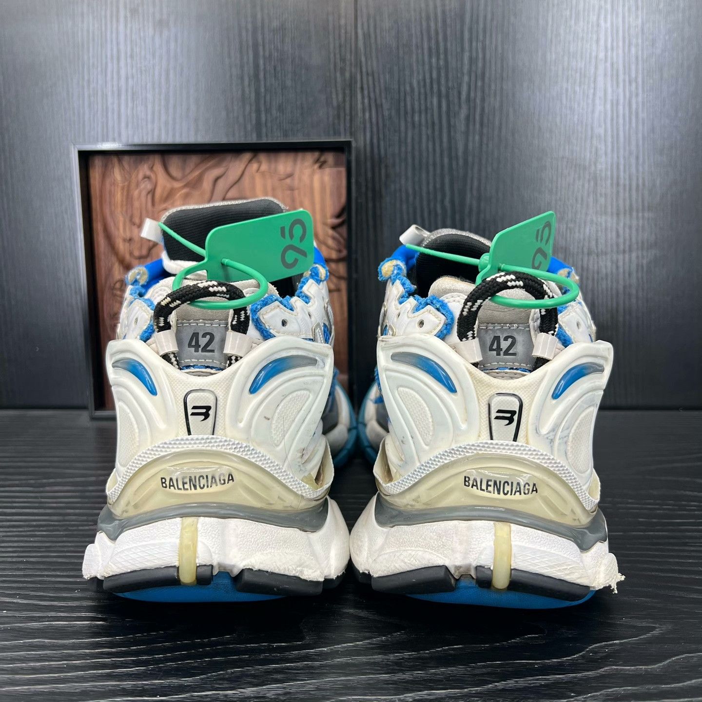Balenciaga Balenciaga Running Blue Lowtop Sneakers 42 Men Size US 9 / EU 42 - 7 Thumbnail