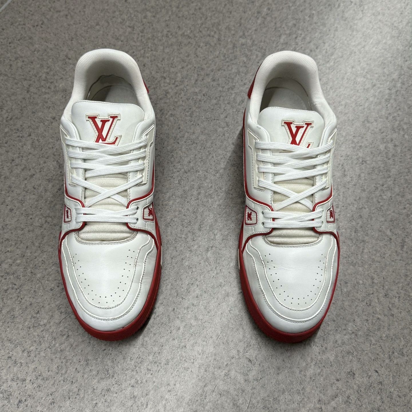 Louis Vuitton Louis Vuitton Training Red Lowtop Sneakers 42 Men Size US 9 / EU 42 - 8 Thumbnail
