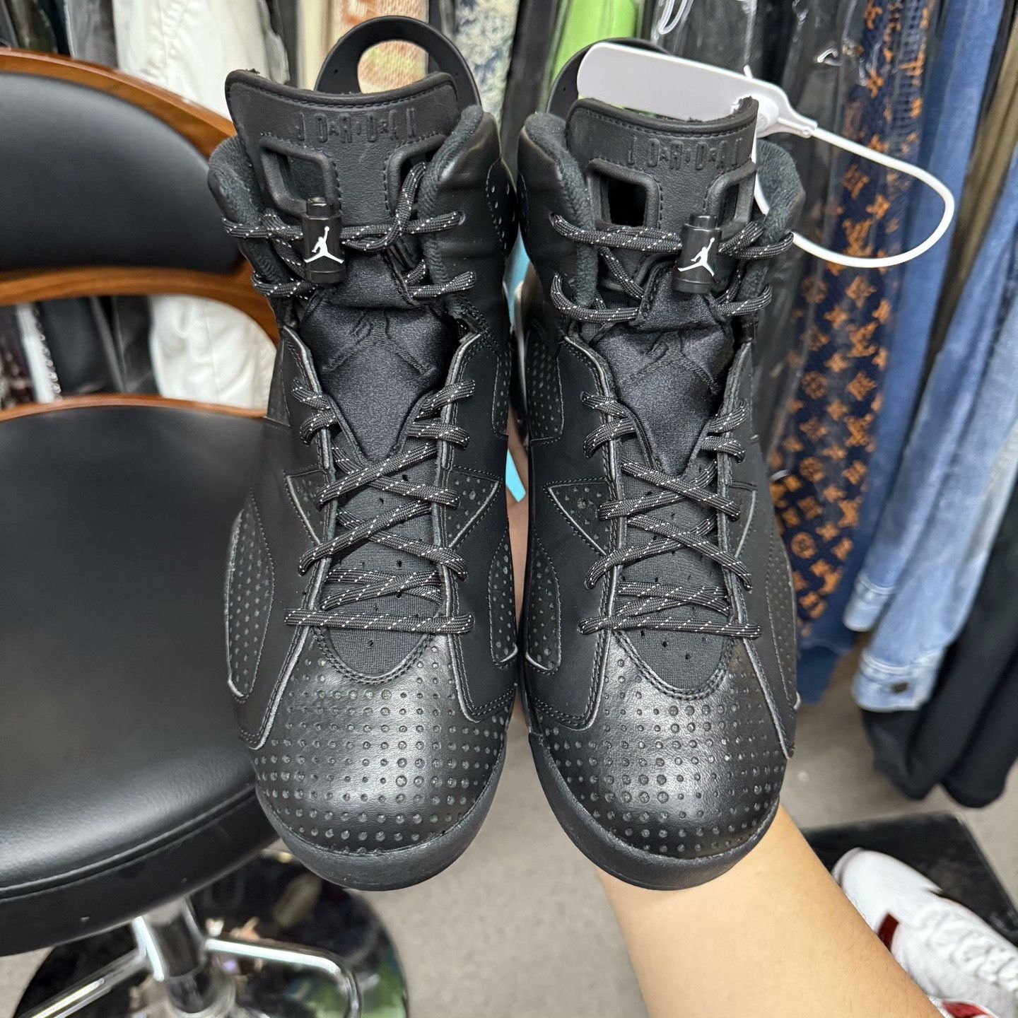 Nike Nike AJ6 Black Lowtop Sneakers 42 Men Size US 9 / EU 42 - 5 Thumbnail