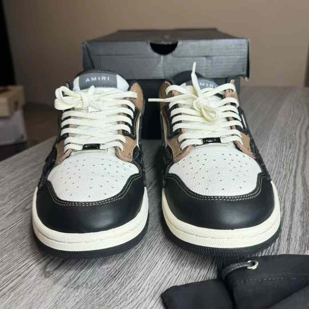 Amiri Amiri Brown Lowtop Sneakers 43 Men Size US 10 / EU 43 - 2 Thumbnail