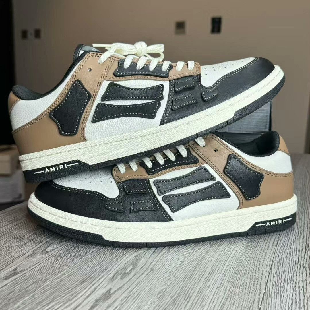 Amiri Amiri Brown Lowtop Sneakers 43 Men Size US 10 / EU 43 - 3 Thumbnail