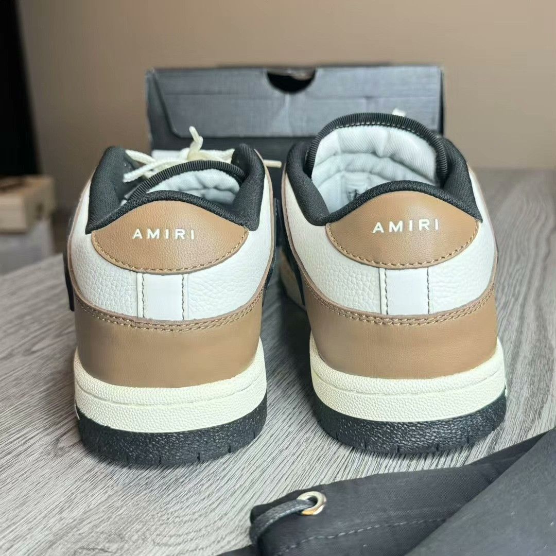 Amiri Amiri Brown Lowtop Sneakers 43 Men Size US 10 / EU 43 - 5 Thumbnail