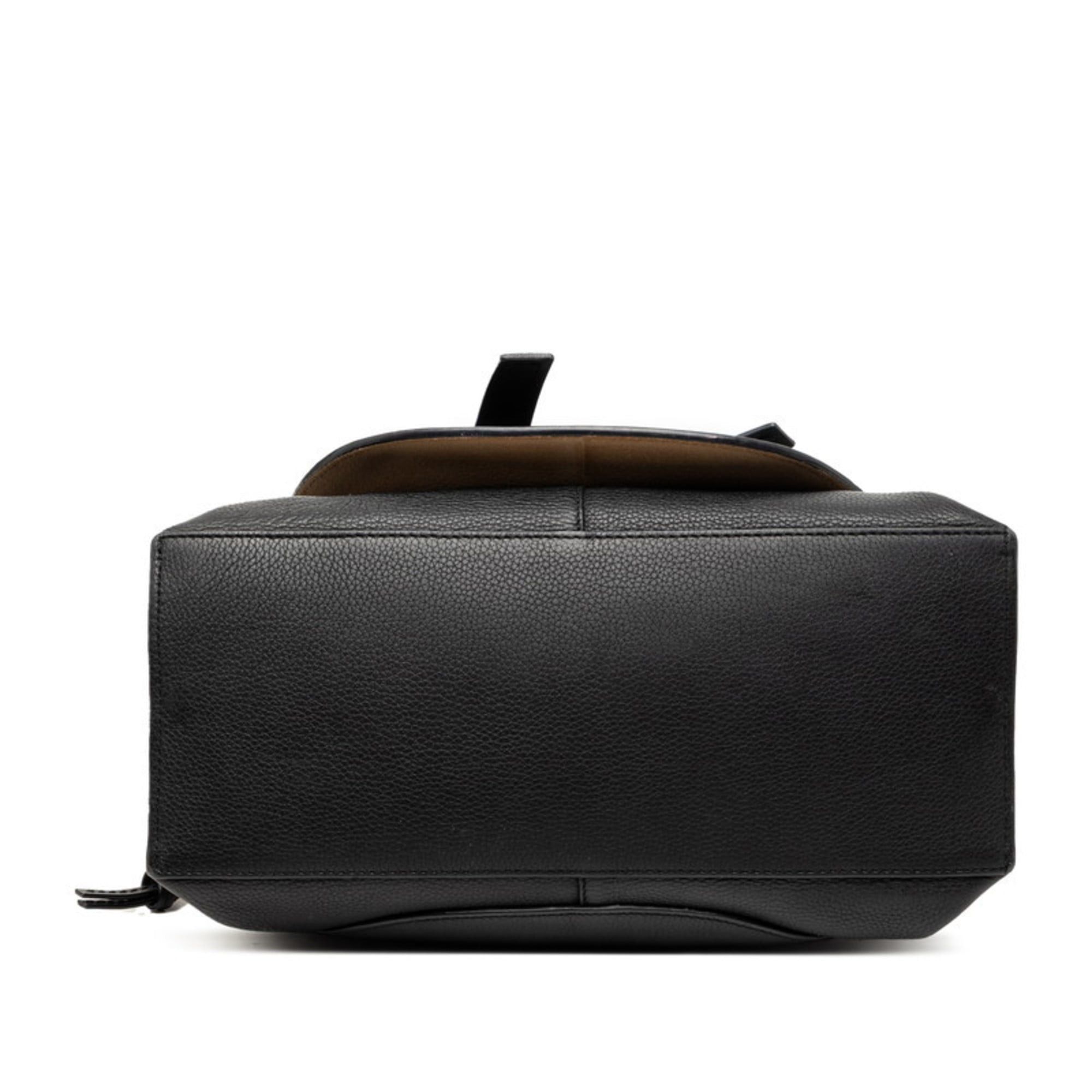 Loewe Loewe Anagram Gate Small Handbag, Top Handle Shoulder Bag, 2-Way, Black Leather, Women's LOEWE Size ONE SIZE - 3 Thumbnail
