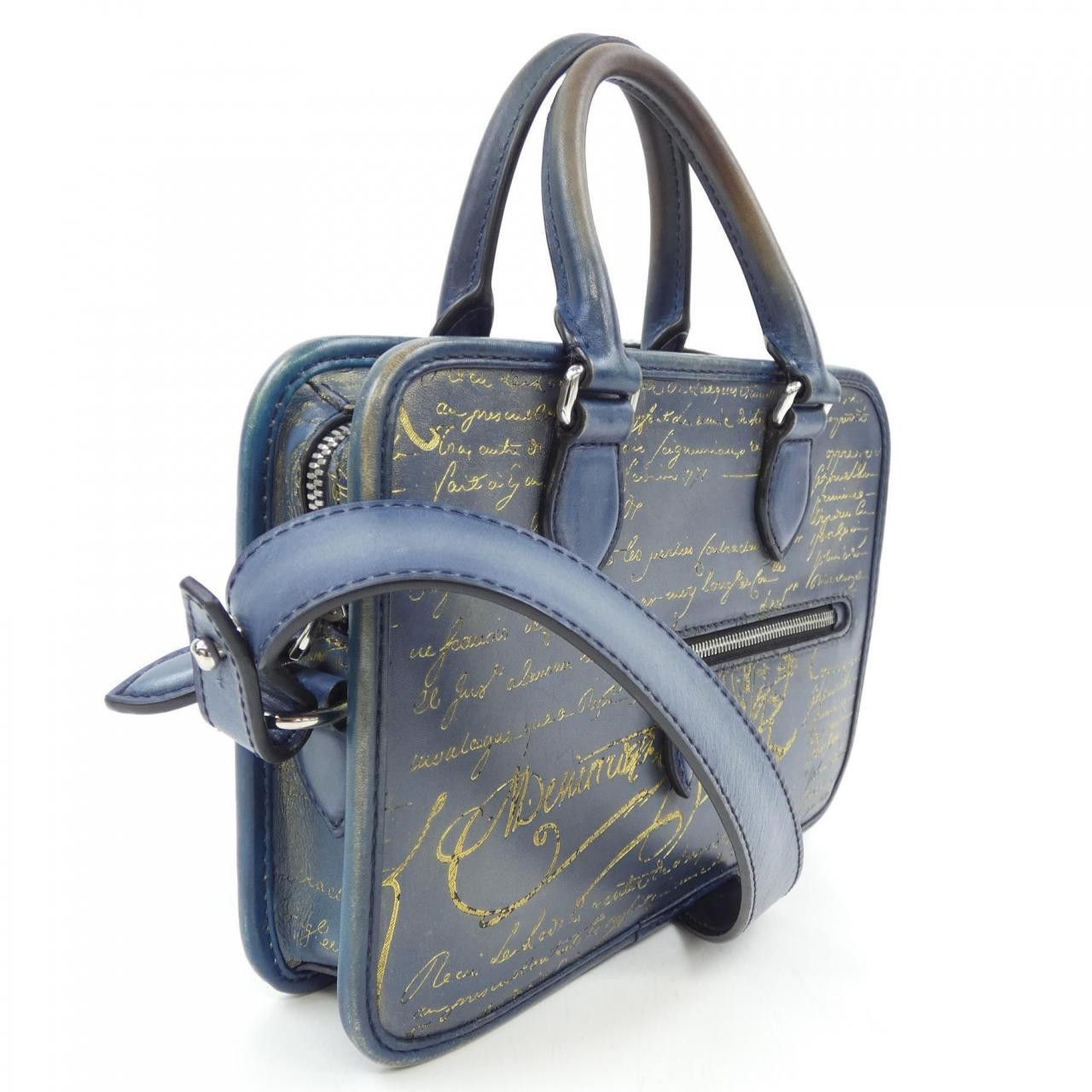 Berluti Berluti Berluti Un Jour Gulliver Scritto Leather Bag Leather Business Bag DUTY FREE for USA Size ONE SIZE - 2 Thumbnail
