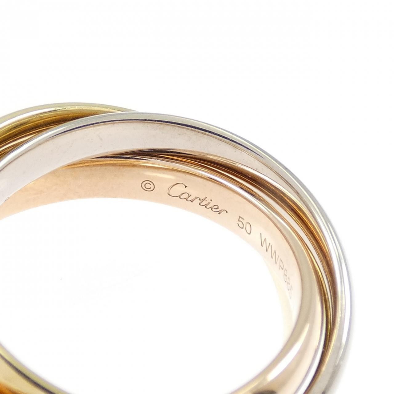 Cartier Cartier Cartier Trinity Au750 Ring Size 10 Precious Metal Ring CRB4234200 DUTY FREE for USA Size ONE SIZE - 4 Thumbnail