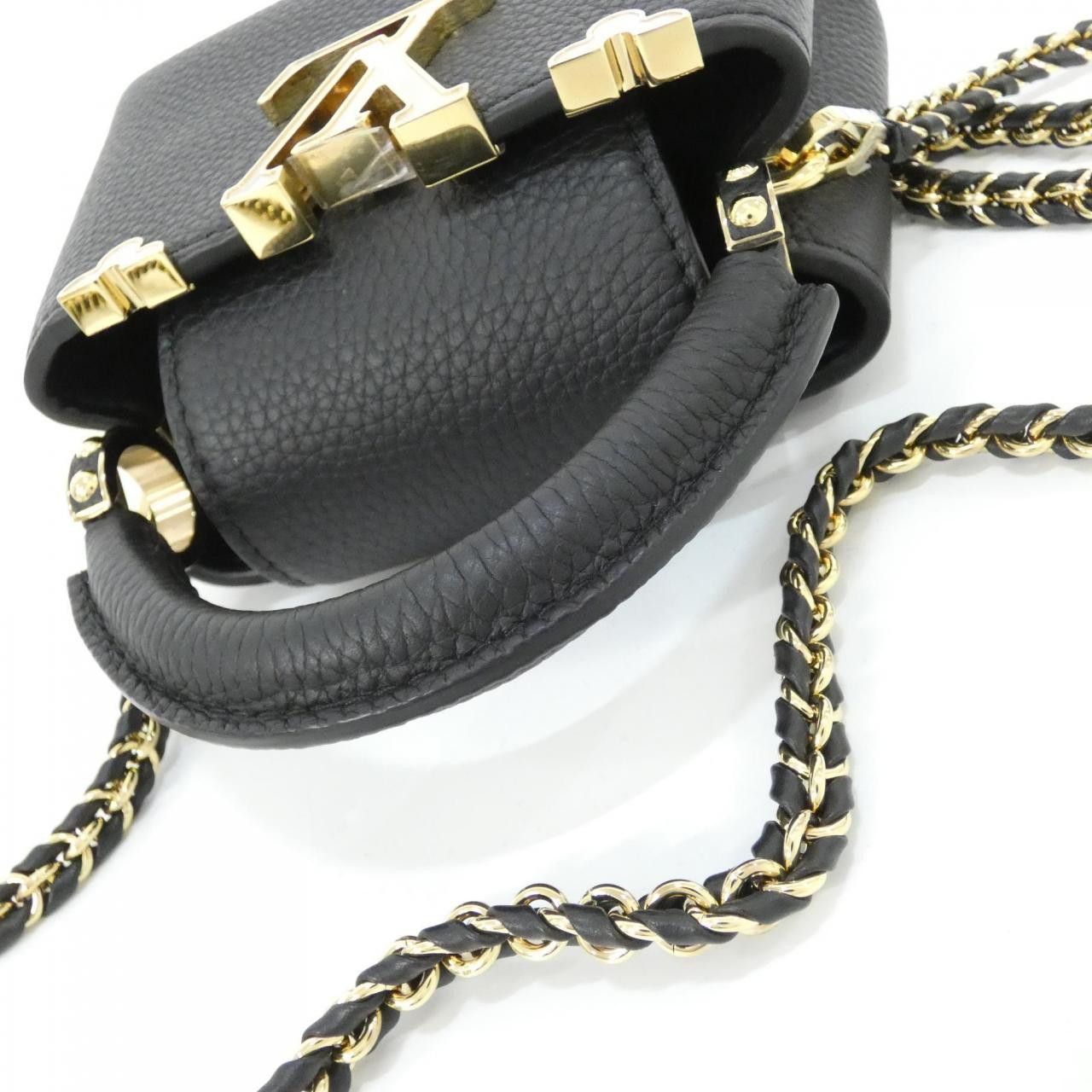 Louis Vuitton Louis Vuitton Louis Vuitton Capucines Nano Calfskin Shoulder Bag Leather Shoulder Bag M10166 DUTY FREE for USA Size ONE SIZE - 6 Thumbnail
