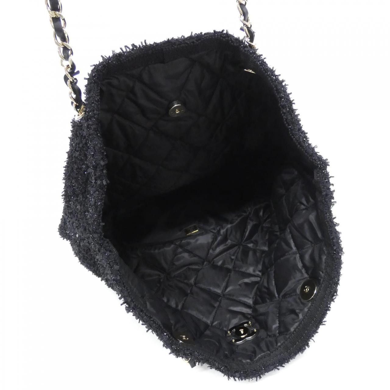 Chanel Chanel Chanel Tweed Shoulder Bag Textile Tote Bag DUTY FREE for USA Size ONE SIZE - 6 Thumbnail