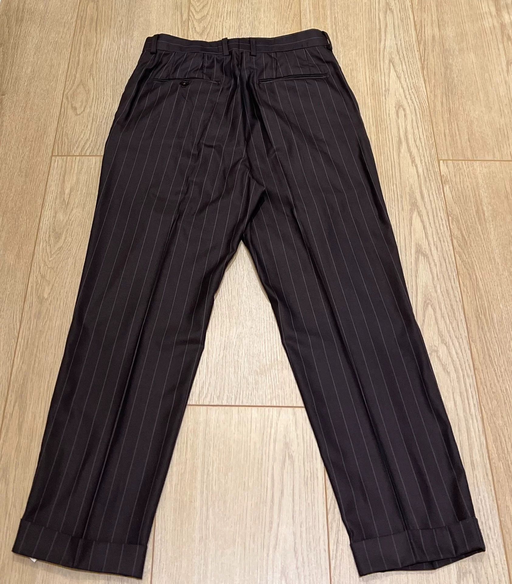 Wacko Maria WACKO MARIA Pleated Striped Trousers Size US 36 / EU 52 - 2 Thumbnail