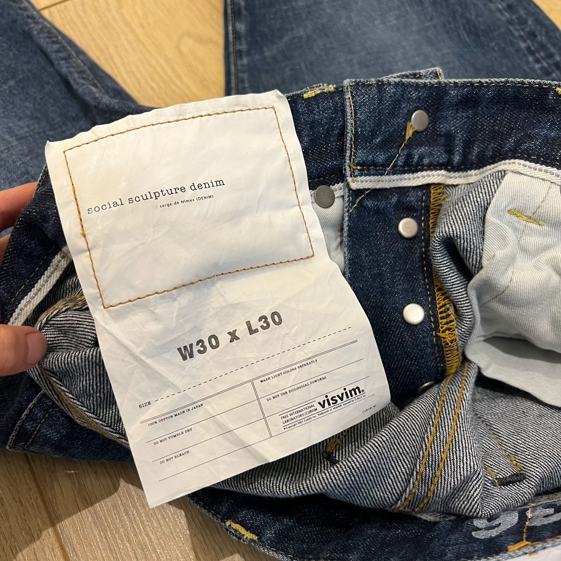 Visvim VISVIM 23SS SOCIAL SCULPTURE 01 DAMAGED36 Size US 30 / EU 46 - 4 Thumbnail