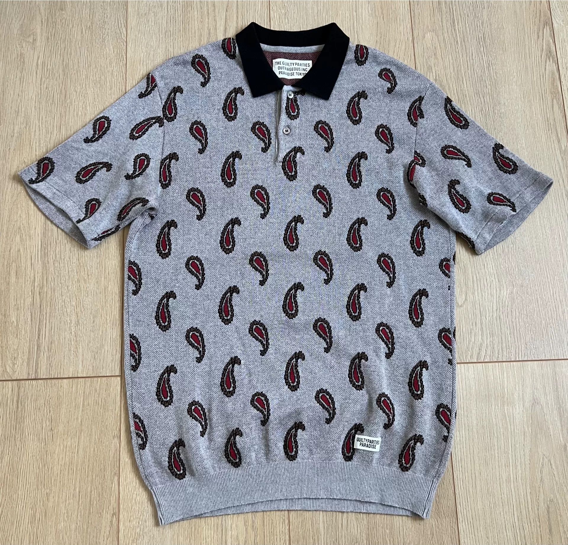 Wacko Maria WACKO MARIA 21SS Leopard Knit Polo Size US M / EU 48-50 / 2 - 2 Thumbnail