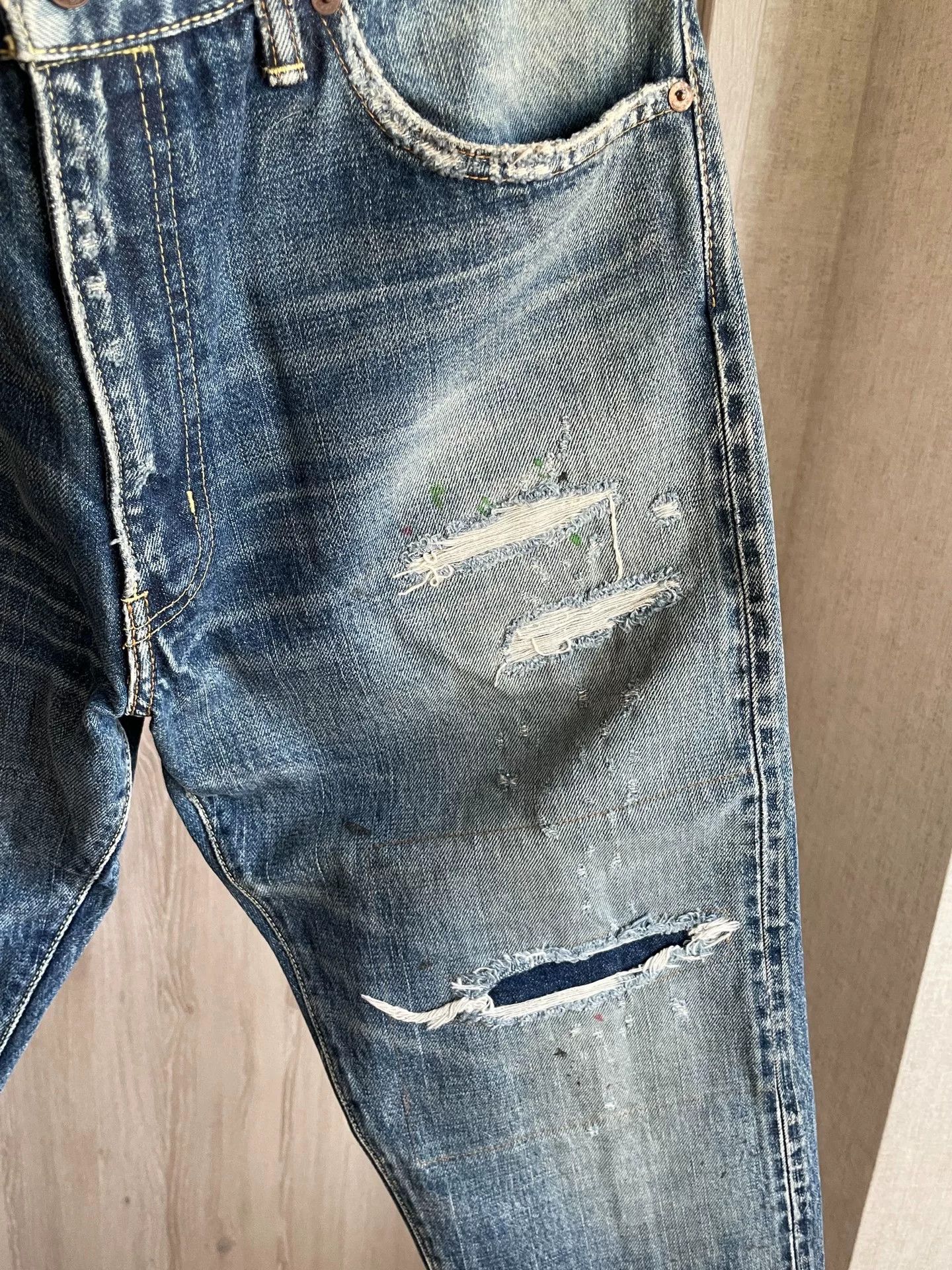 Visvim VISVIM JOURNEYMAN PANTS TACKED CRASH Size US 26 / EU 42 - 2 Thumbnail